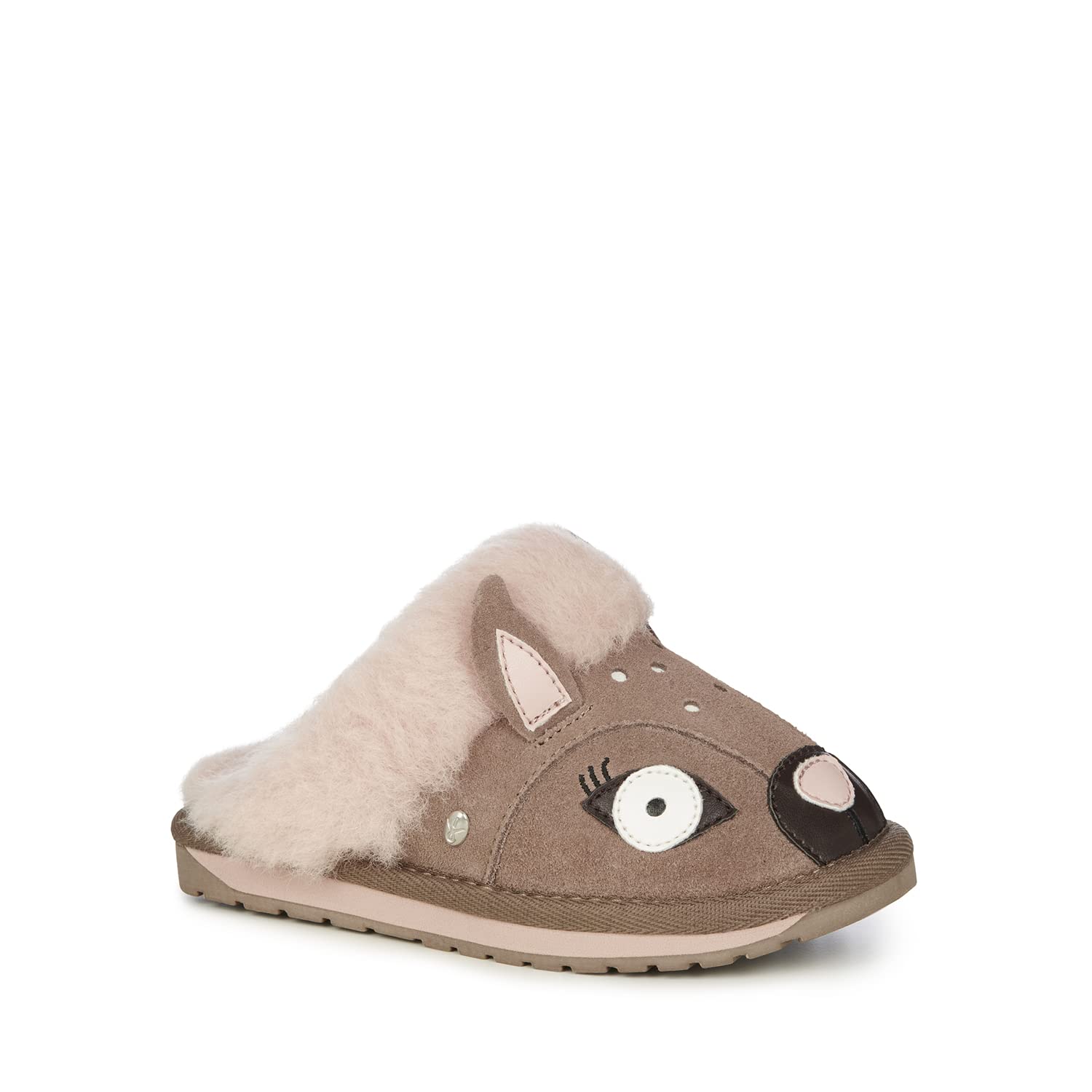 EMU Australia Kids' Doe Slippers - Soft Sheepskin Indoor/Outdoor Slippers for Toddler, Little Kid & Big Kid - Cozy Winter House Shoes for Boys & Girls