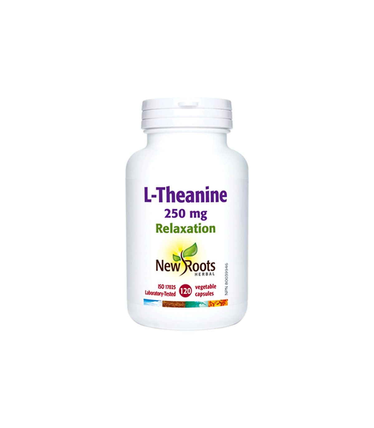 New Roots L-Theanine 250mg 120 Veggie Capsules | Stress Relief & Relaxation Supplement | Vegan, Non-GMO | Supports Focus & Sleep | Perfect for Work, Study & Meditation