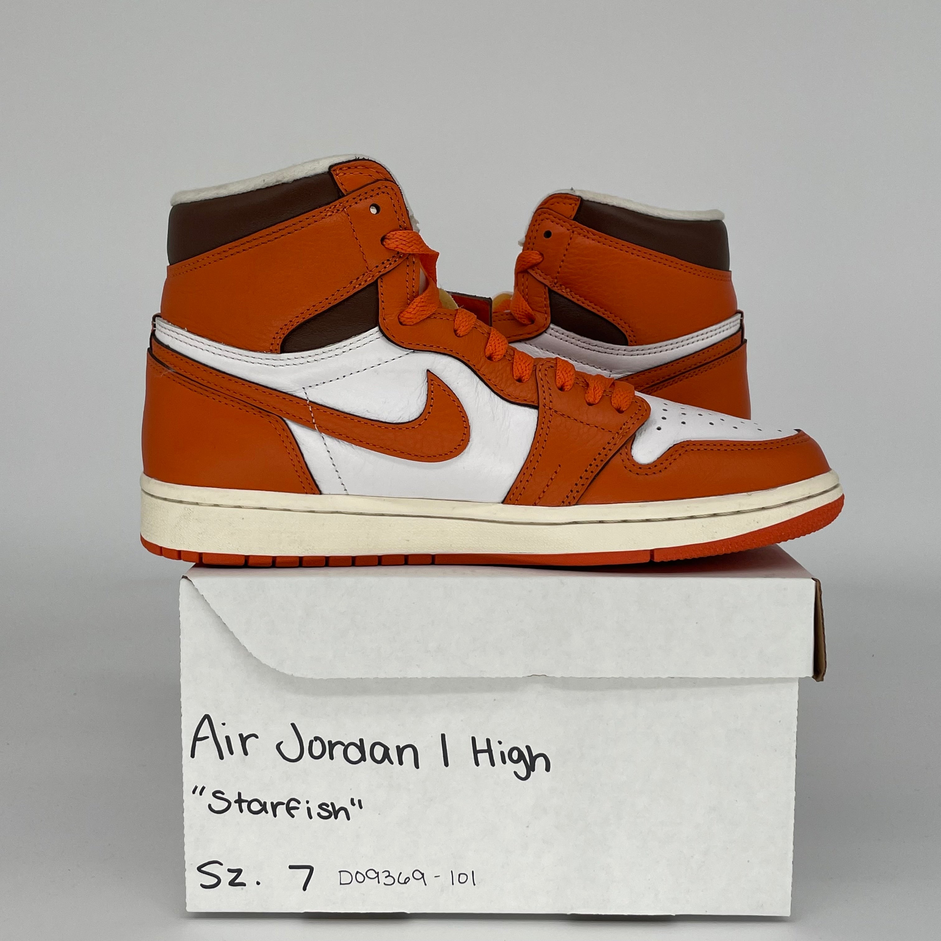 AIR JORDAN 1 STARFISH Women's Sneakers - Size 7/8.5W (DO9369-101) - Perfect for Casual Wear, Street Style & Basketball Fashion