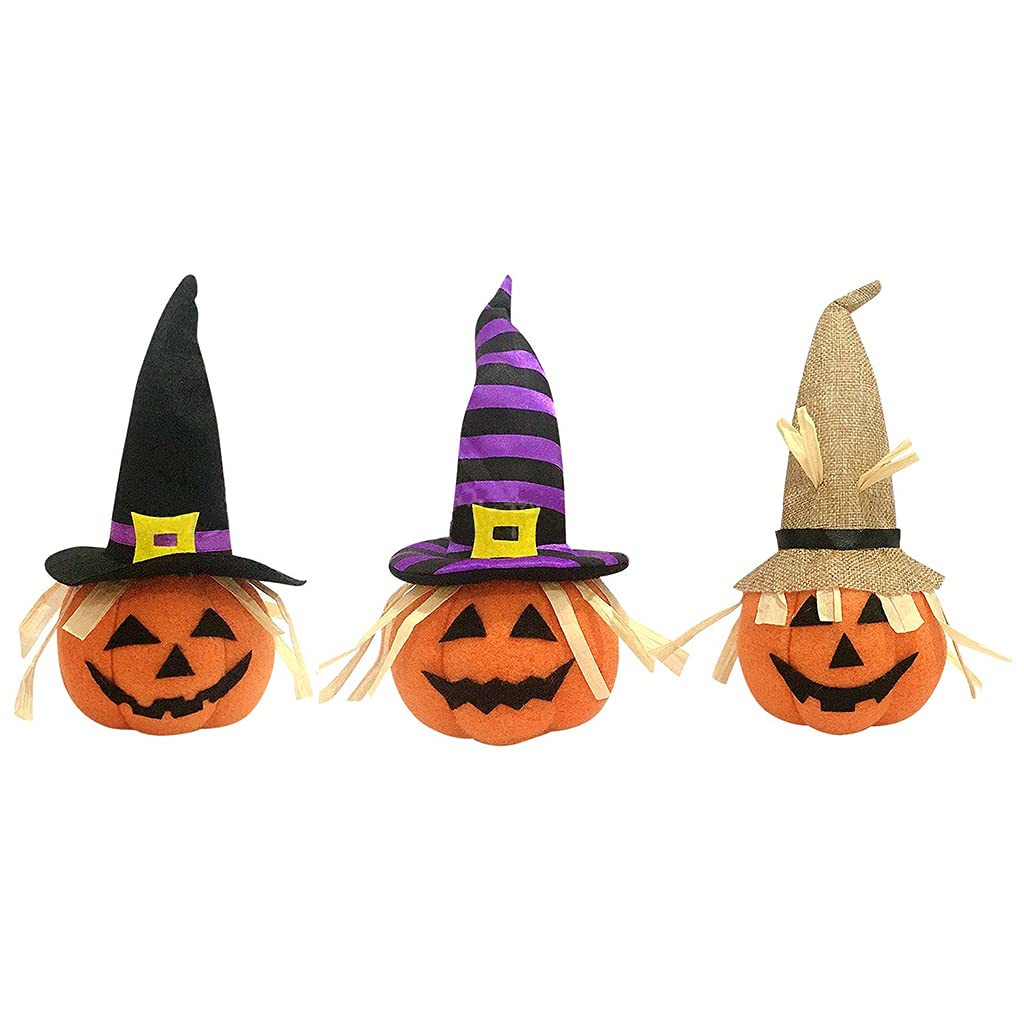 Halloween Mini Pumpkin Doll Decorations - Spooky Ghost Festival Ornaments for Window, Home & Party Scenes | Perfect for Halloween Party Decor, Home Atmosphere & Holiday Festivities