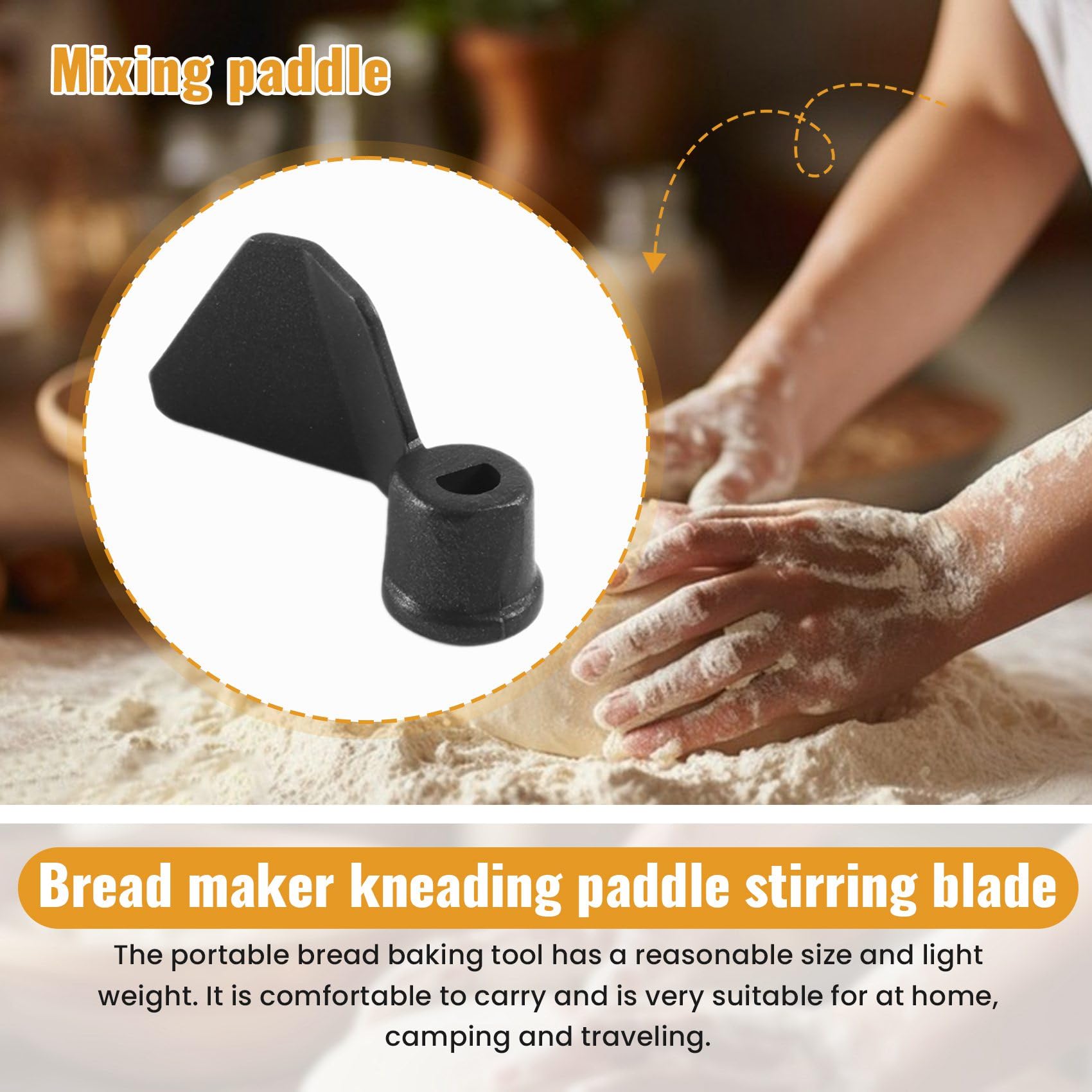 Stainless Steel Bread Machine Paddles & Kneading Hooks - Durable Replacement Blades for Bread Makers - Perfect for Homemade Bread, Pizza Dough & Pastry Making