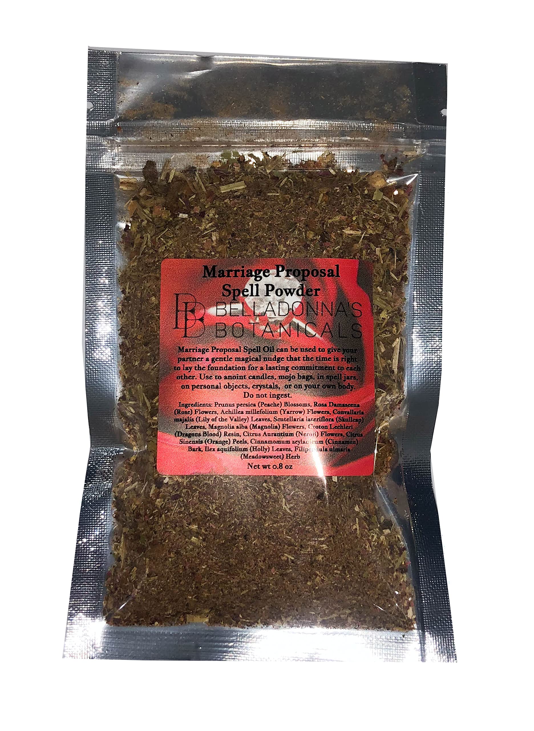 Authentic Marriage Proposal Spell Powder - Love Attraction Ritual Kit for Romantic Proposals & Commitment Ceremonies | Perfect for Engagement, Wedding Blessings & Relationship Manifestation