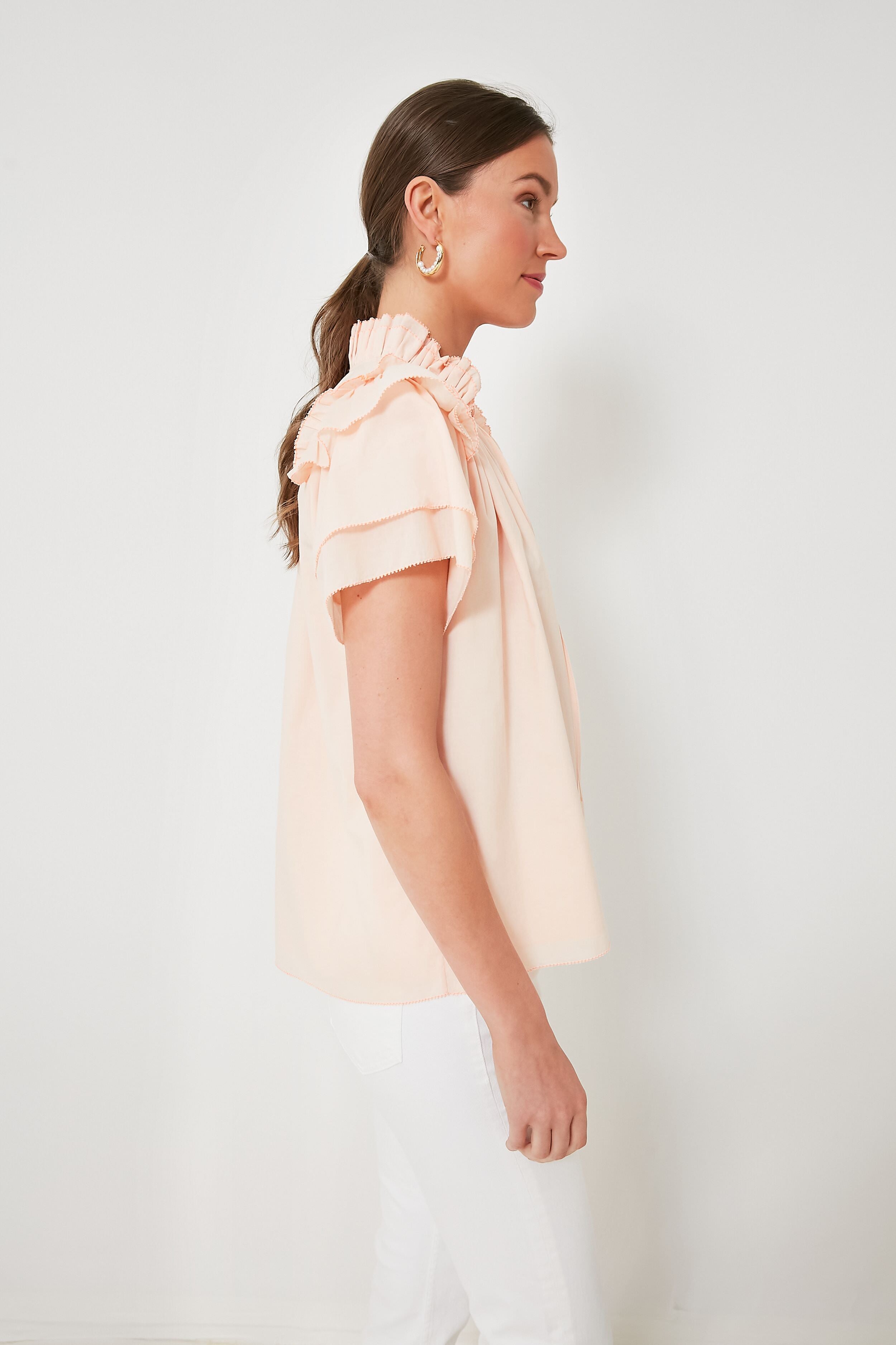 Blush Millie Top - Women's Fashion Blouse for Casual & Party Wear | Elegant & Comfortable Tops for Everyday Outfits & Special Occasions