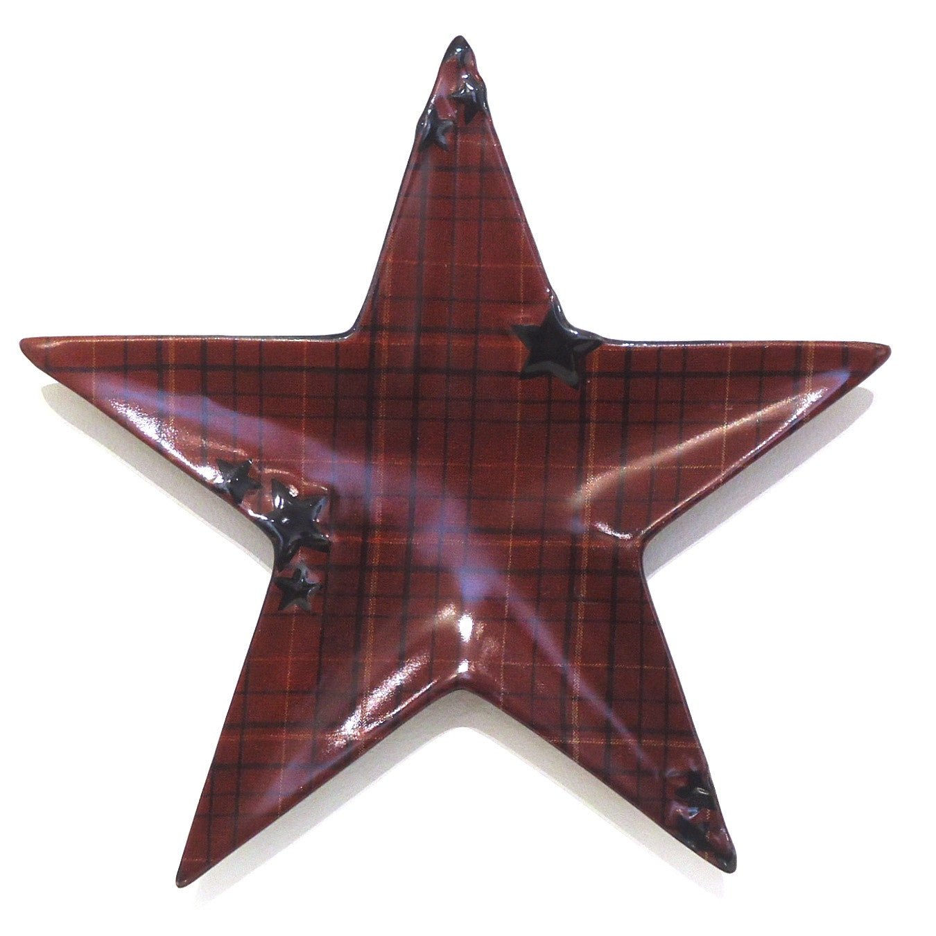 Premium Ceramic Star Plate - Elegant 12-Inch Dinner Plate for Holiday & Party Decor, Perfect for Christmas, Thanksgiving & Special Occasions