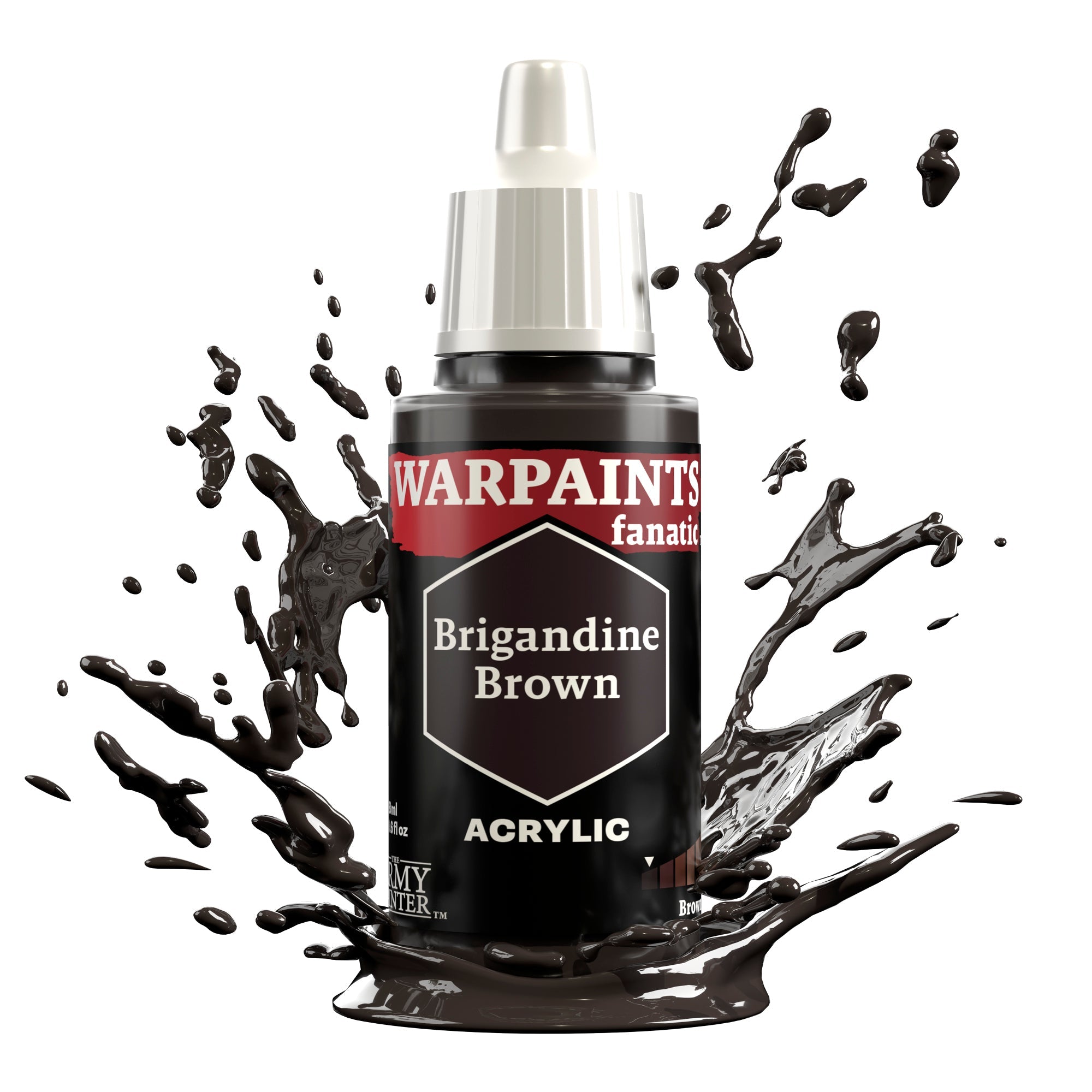 Warpaints Fanatic Brigandine Brown - High-Quality Miniature Paint for Warhammer & Tabletop Gaming - Perfect for Hobbyists & Collectors