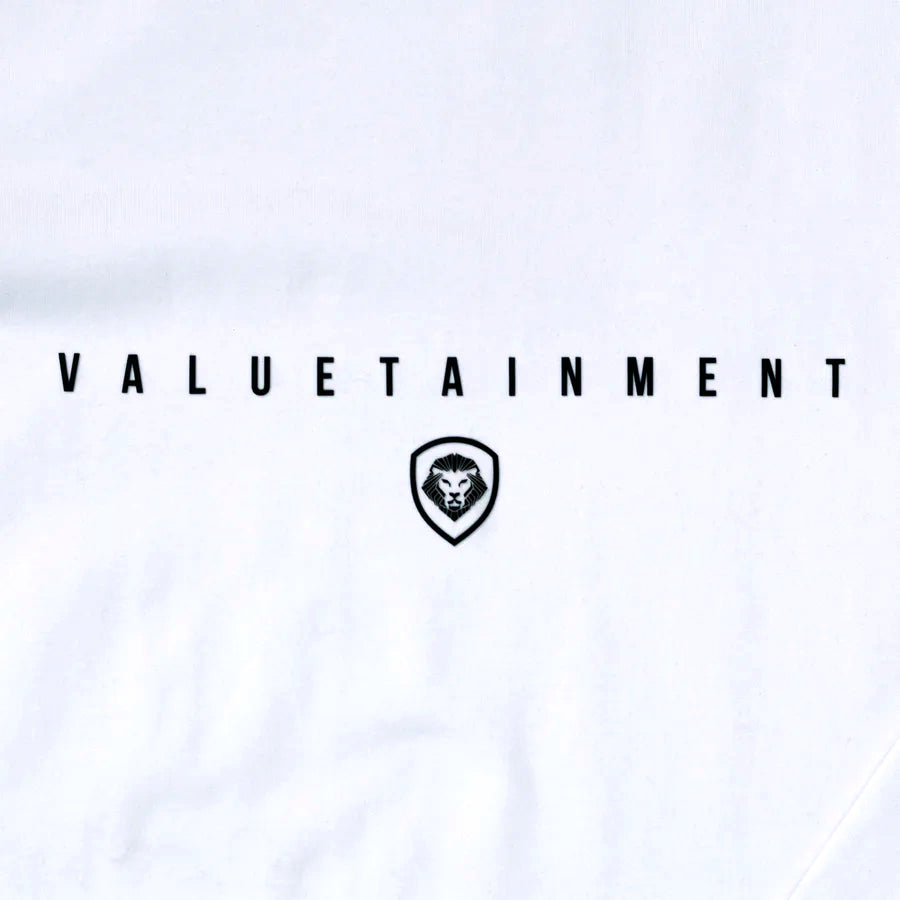 Valuetainment Premium White Curved Hem Long Sleeve T-Shirt for Men - Comfortable Casual Wear for Office, Gym & Everyday Outfits