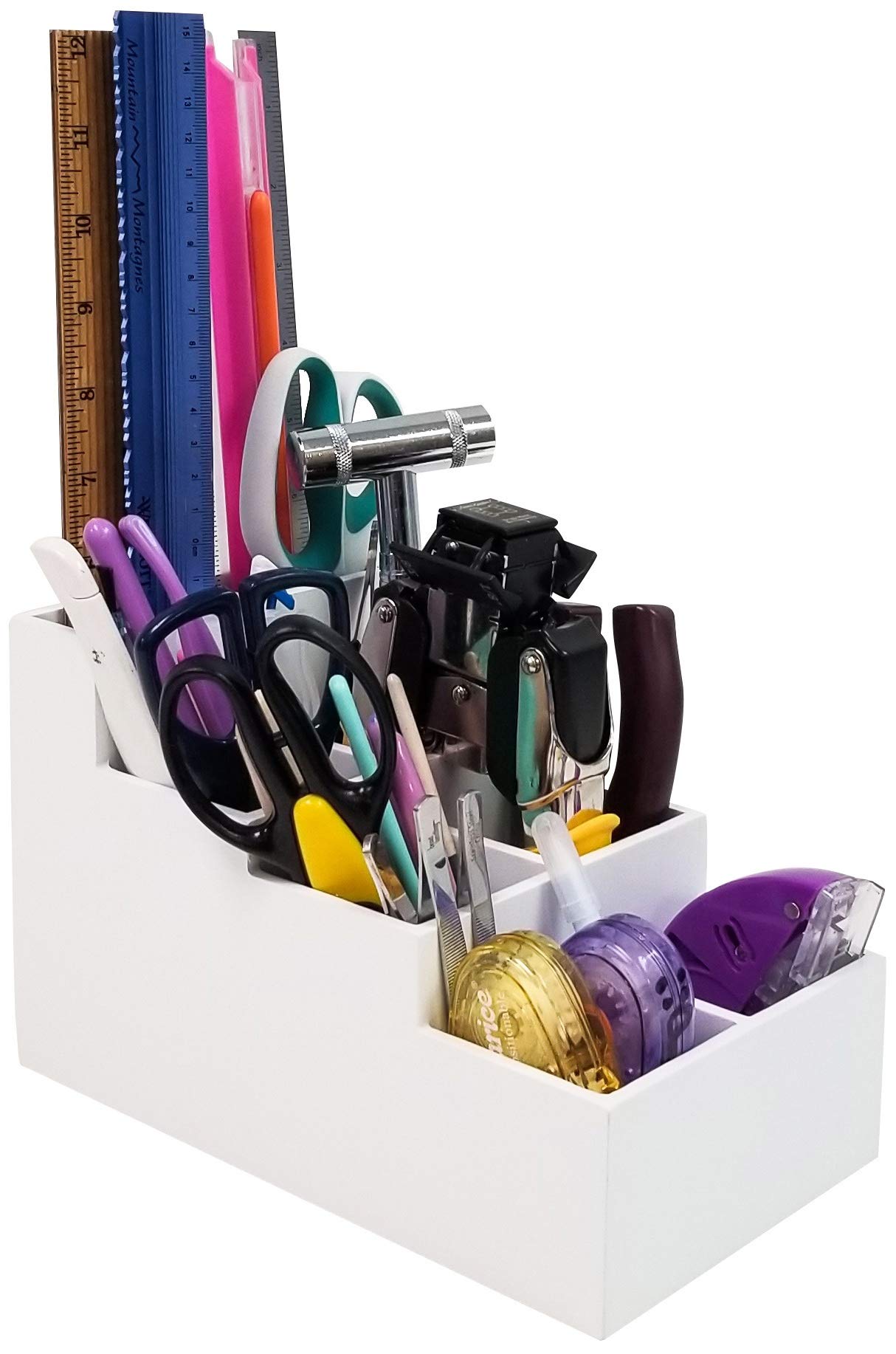 Totally-Tiffany Desk Maid Tool Tower - Organize Your Workspace with Style | Perfect for Office, Craft Room & Home Desk Organization