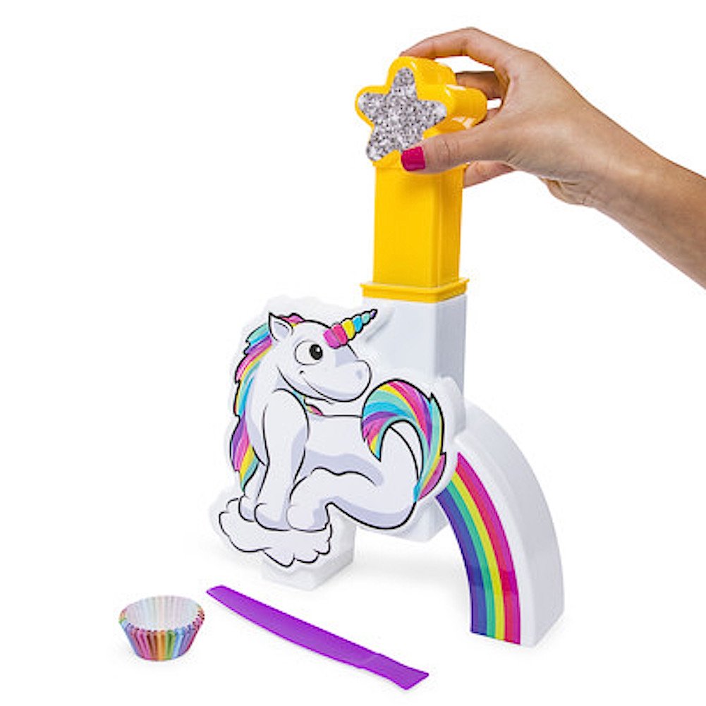 Unicorn Poop Maker Cupcake Decorating Tool - DIY Frosting Machine for Birthday Cakes, Party Desserts & Baking Fun (Perfect for Kids & Home Bakers)