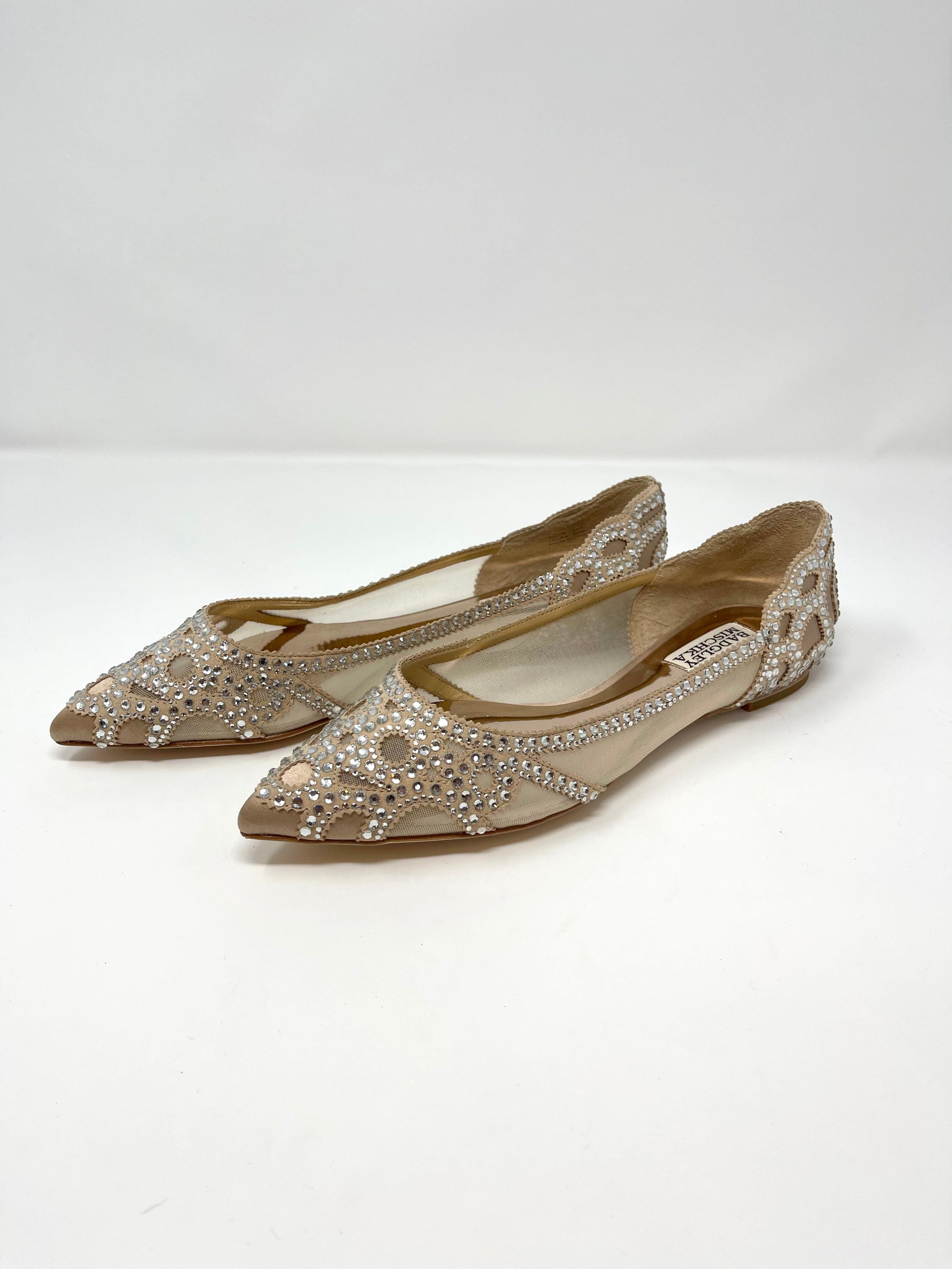 Badgley Mischka Gigi Women's Heels Size 7.5 - Elegant Evening Shoes for Weddings, Parties & Special Occasions
