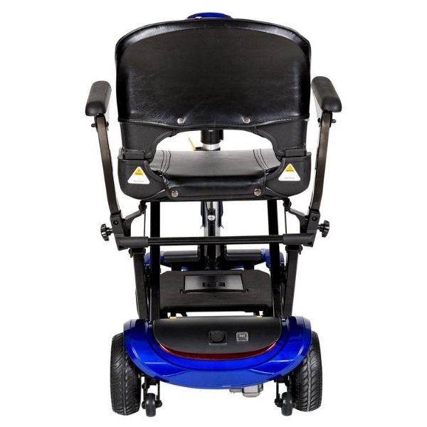 Drive Medical ZooMe Auto Flex Folding Travel Scooter - Lightweight Mobility Scooter for Adults & Seniors - Perfect for Airports, Shopping Malls & Outdoor Adventures