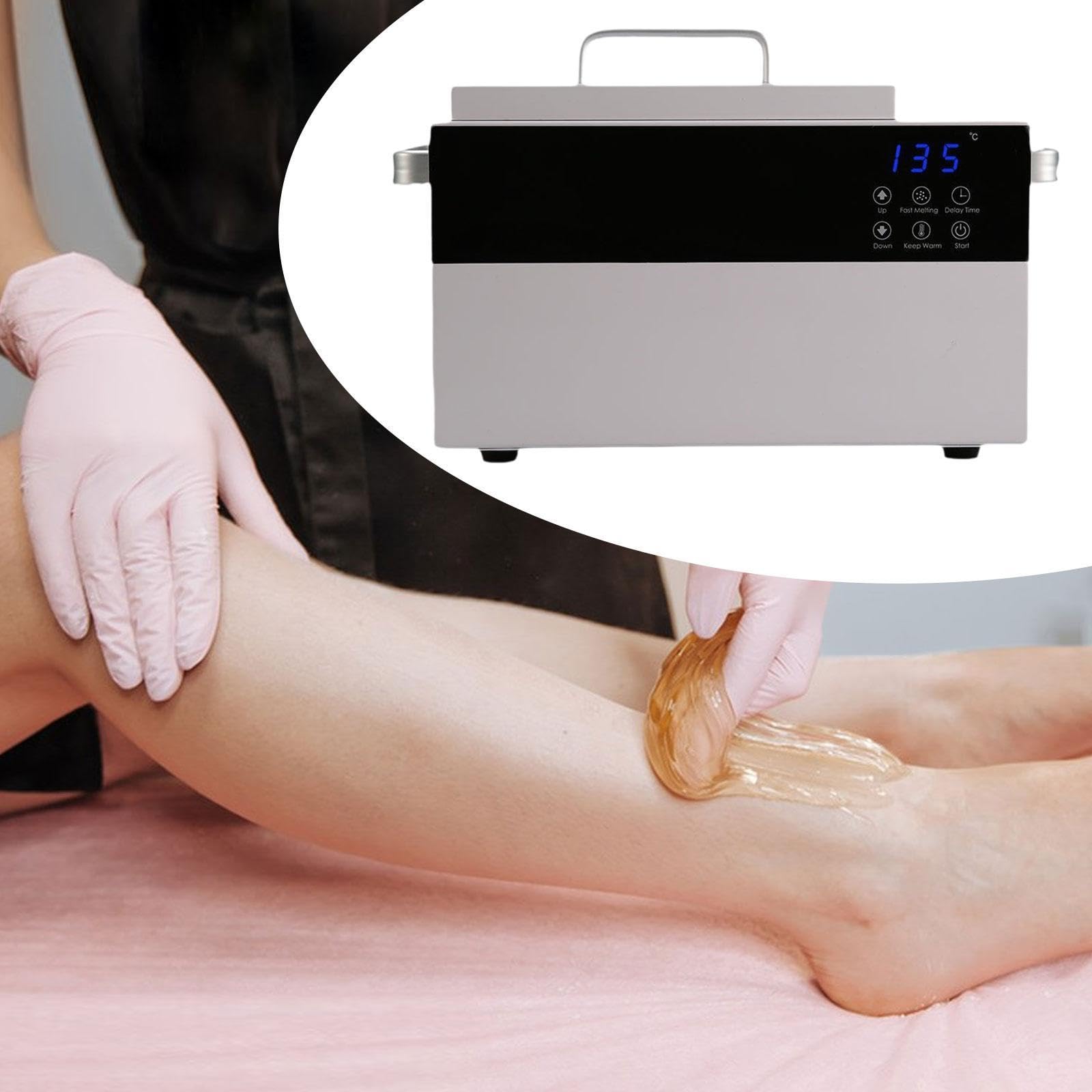 Professional Electric Wax Melter for Salon - Fast Heating, Adjustable Temperature Wax Warmer Machine for Hair Removal & Spa Treatments - Perfect for Eyebrows, Legs, Bikini & Facial Waxing