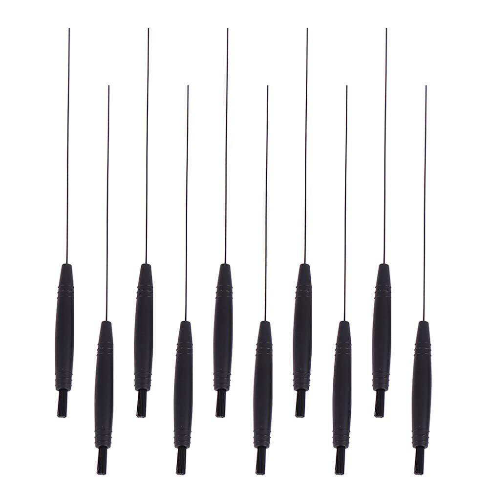 iplusmile 10pcs Magnetic Cleaning Brush Kit - Universal Hearing Aid & Headphone Cleaner Tool for Wax Removal, Dust & Debris Cleaning (Perfect for Electronics, Jewelry & Small Gadgets)