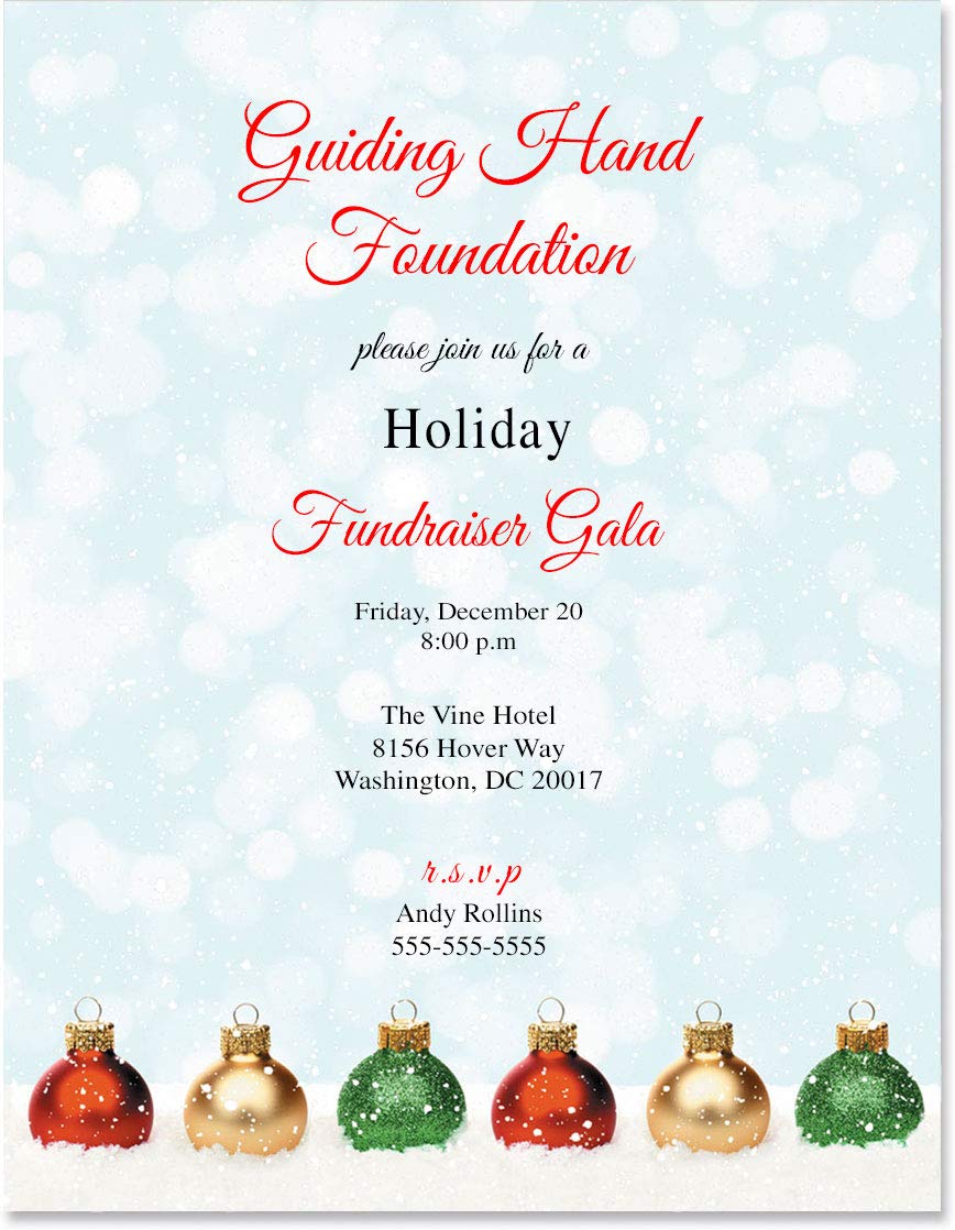 Premium Snowy Ornament Holiday Stationery Set - 25 Sheets Winter Christmas Theme Border Paper & Letterhead (8.5 x 11) for Festive Greetings, Office Decor & Seasonal Crafting