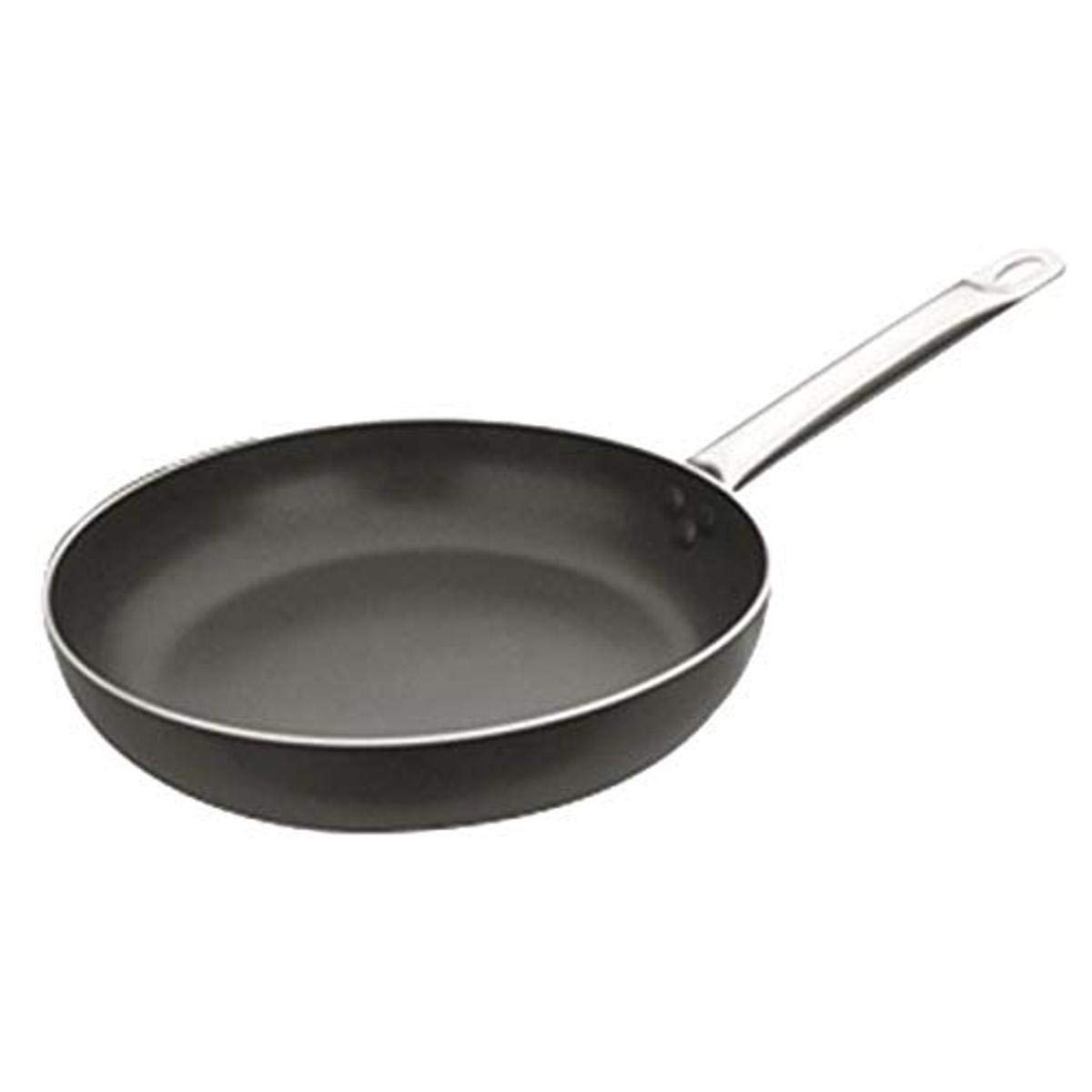 IBILI I-Chef Nonstick Aluminum Frying Pan - 14-Inch Black/Silver Skillet for Professional Cooking - Perfect for Sautéing, Frying & Stir-Frying - Dishwasher Safe & Oven Safe up to 400°F