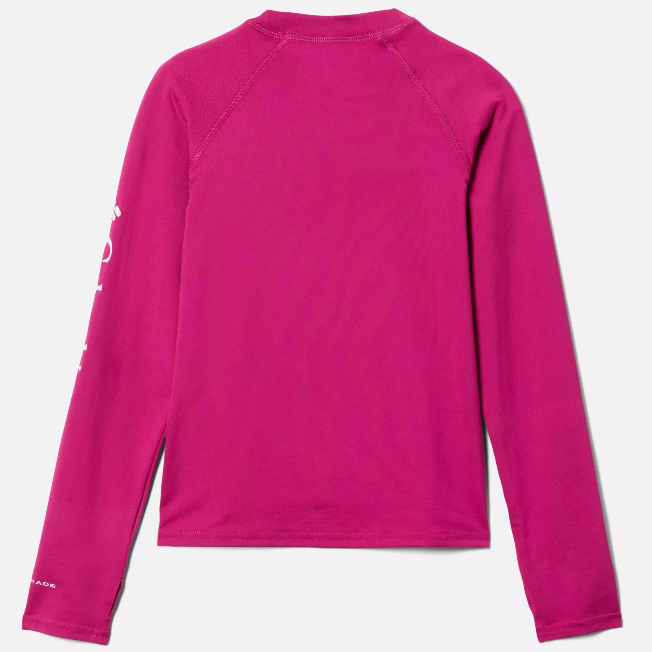 Columbia Women's Wild Fuchsia Sandy Shores UPF 50+ Long Sleeve Rash Guard Swim Shirt - Sun Protection for Swimming, Surfing & Beach Activities