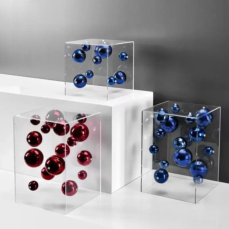 Modern Dot Art Cube - 3D Geometric Puzzle for Stress Relief & Home Decor | Perfect for Office, Living Room & Gifts