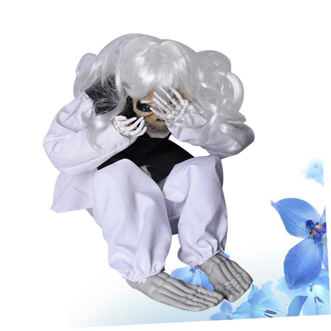 Scary Ghost Doll Toy for Halloween Decor & Party Props - Crying Girl Ghost