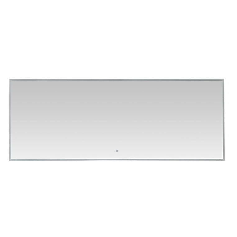Aquadom Edge 48x32 Inch LED Lighted Bathroom Mirror with Anti-Fog - Modern Vanity Mirror for Makeup & Shaving - Perfect for Home, Hotel, and Spa Decor