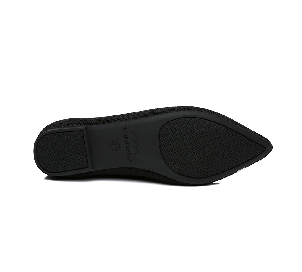 TARRAMARRA® Women's Foldable Pointed Toe Ballet Flats - Comfortable Slip-On Shoes for Work, Travel & Casual Wear | Tania Collection