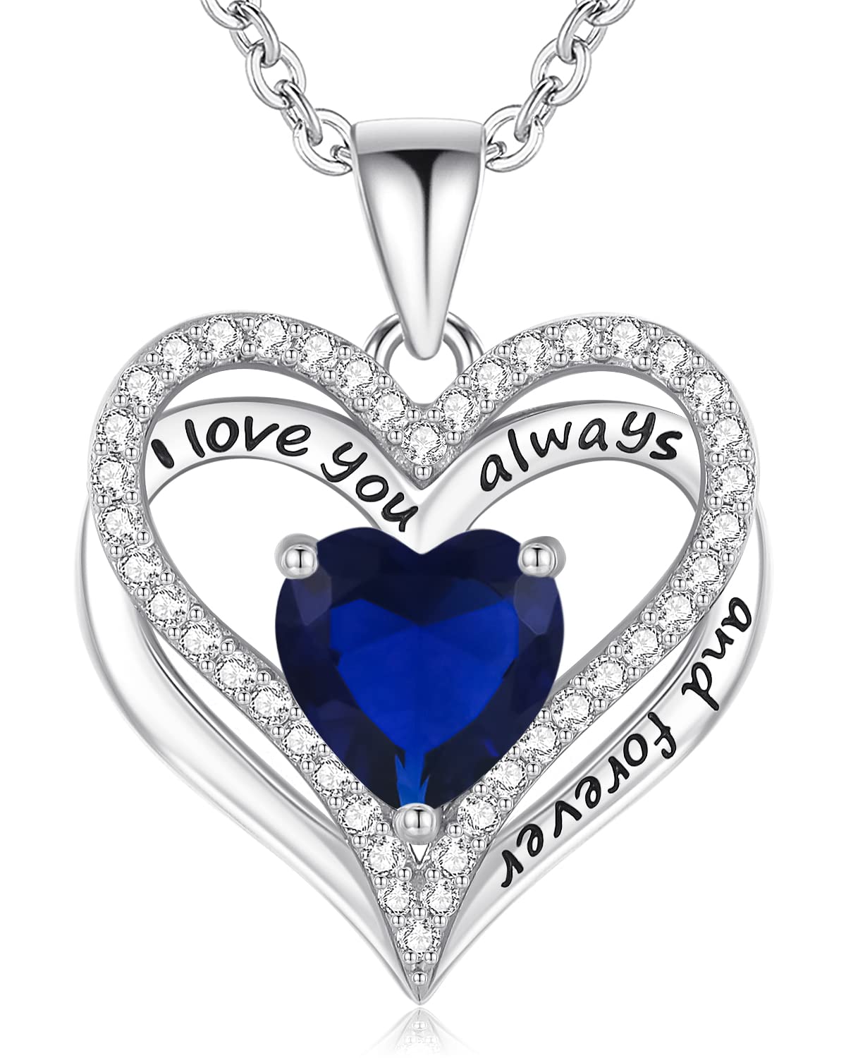 S925 Sterling Silver Heart Necklace for Women - Rose Gold Plated Romantic Gift for Wife, Girlfriend, Mom | Valentine's Day, Mother's Day, Anniversary & Birthday Present | Elegant Jewelry for Everyday Wear & Special Occasions