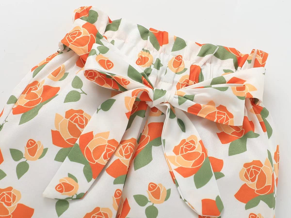 BINPAW Newborn Baby Girl Clothes - Floral Outfit Set for 0-3 Months | Soft Cotton Infant Romper & Hat | Perfect for Photoshoots, Baby Showers & Special Occasions