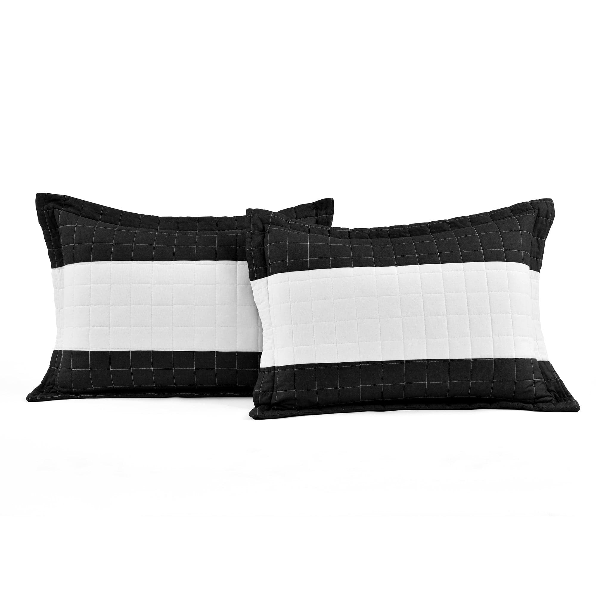 Premium 3-Piece Stripe Quilt Set - Soft Bedding Comforter with Matching Pillow Shams - Perfect for Master Bedroom, Guest Room & Cozy Home Decor