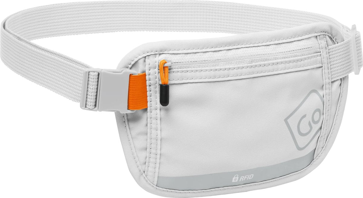 Go Travel RFID Waist Wallet - Secure Anti-Theft Money Belt for Travel, Running & Outdoor Activities | Slim Hidden Passport Holder with RFID Blocking Technology