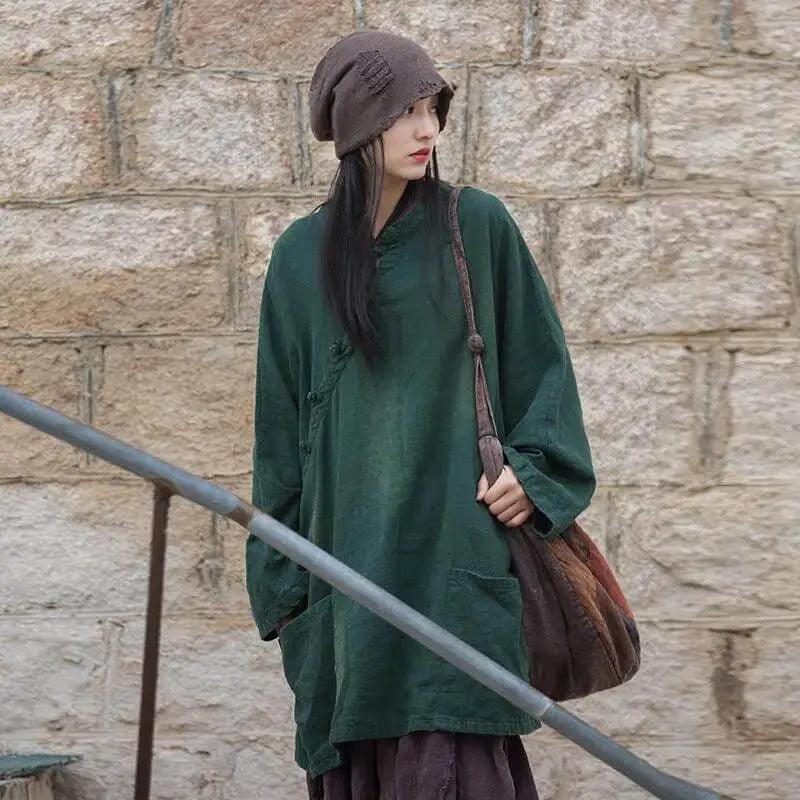 Women's Linen Blend Trench Coat - Lightweight Summer Jacket for Casual & Office Wear | Breathable & Stylish Outerwear for Women