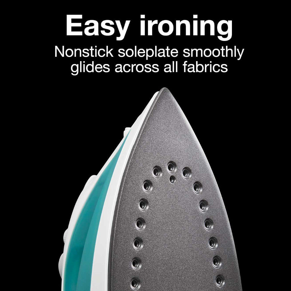 Proctor Silex 17291PS Lightweight Non-Stick Steam Iron for Clothes - Perfect for Home, Travel & Quick Wrinkle Removal