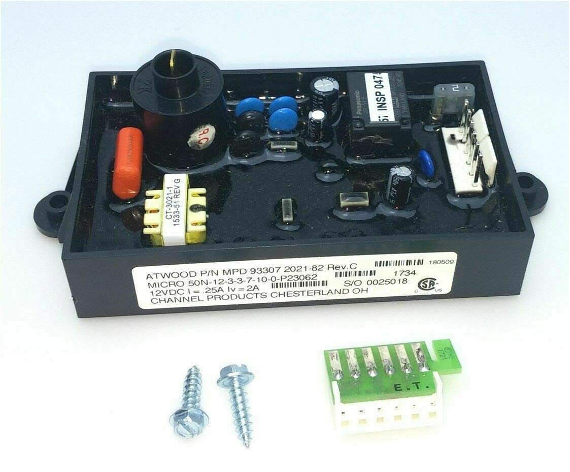 Atwood 93307 RV Water Heater PC Circuit Control Board (93865) - Replacement Part for RV Water Heaters | Compatible with Atwood 93865 | Perfect for RV Camping & Travel Trailers