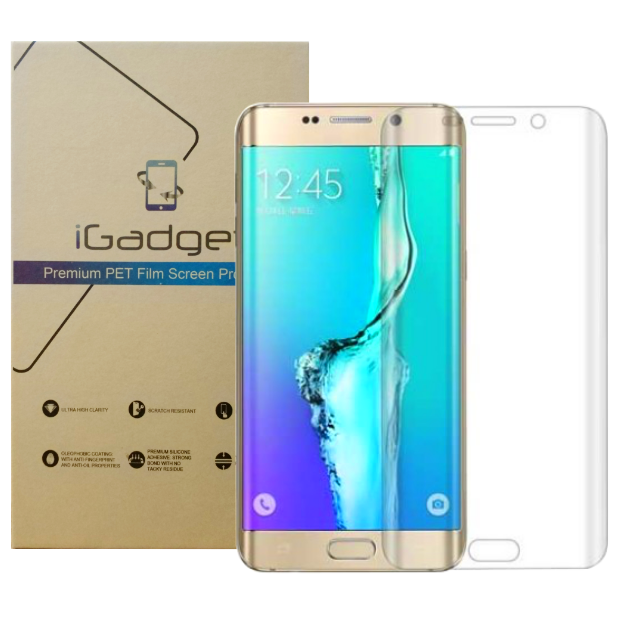 Samsung Galaxy S6 Edge Screen Protector - 3D Curved PET Film for Scratch Protection | Perfect Fit for Curved Display | Ideal for Everyday Use, Travel & Gaming