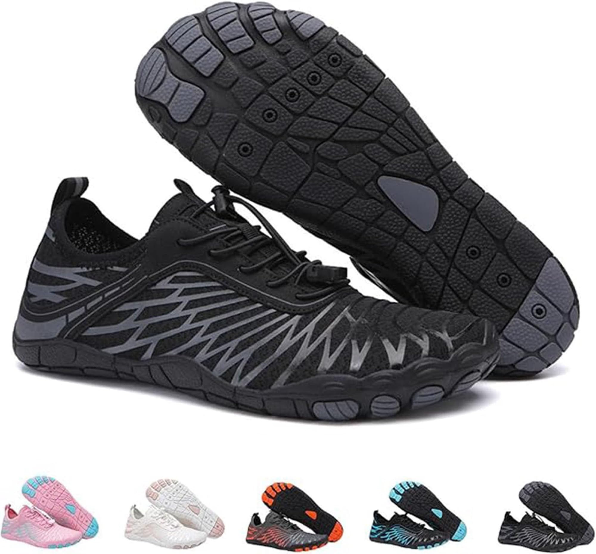 2024 Women's Barefoot Hiking Shoes - Wide Toe Box Minimalist Trail Running Shoes for Outdoor Adventures & Gym Workouts