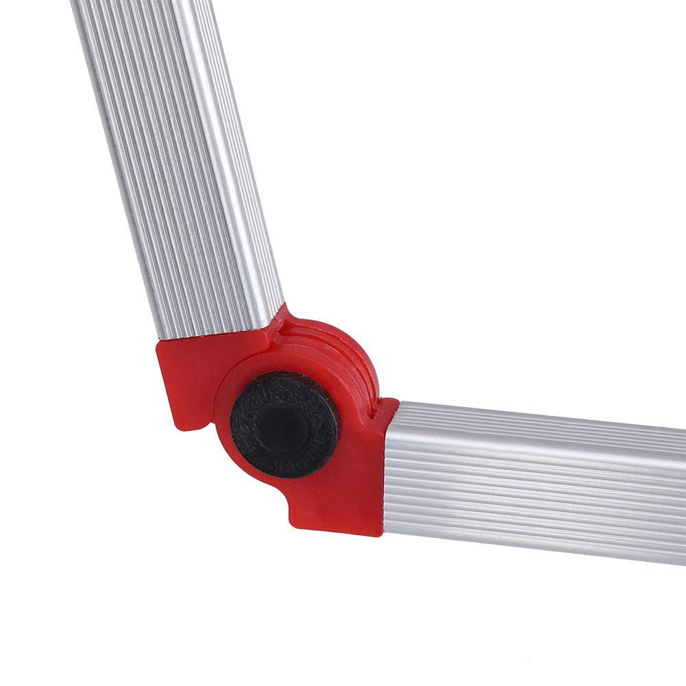 Foldable Reacher Grabber Tool - Lightweight Extendable Pick Up Stick for Trash, Garden Leaves & Household Items (Red Handle) - Ideal for Elderly, Disabled & Outdoor Cleaning