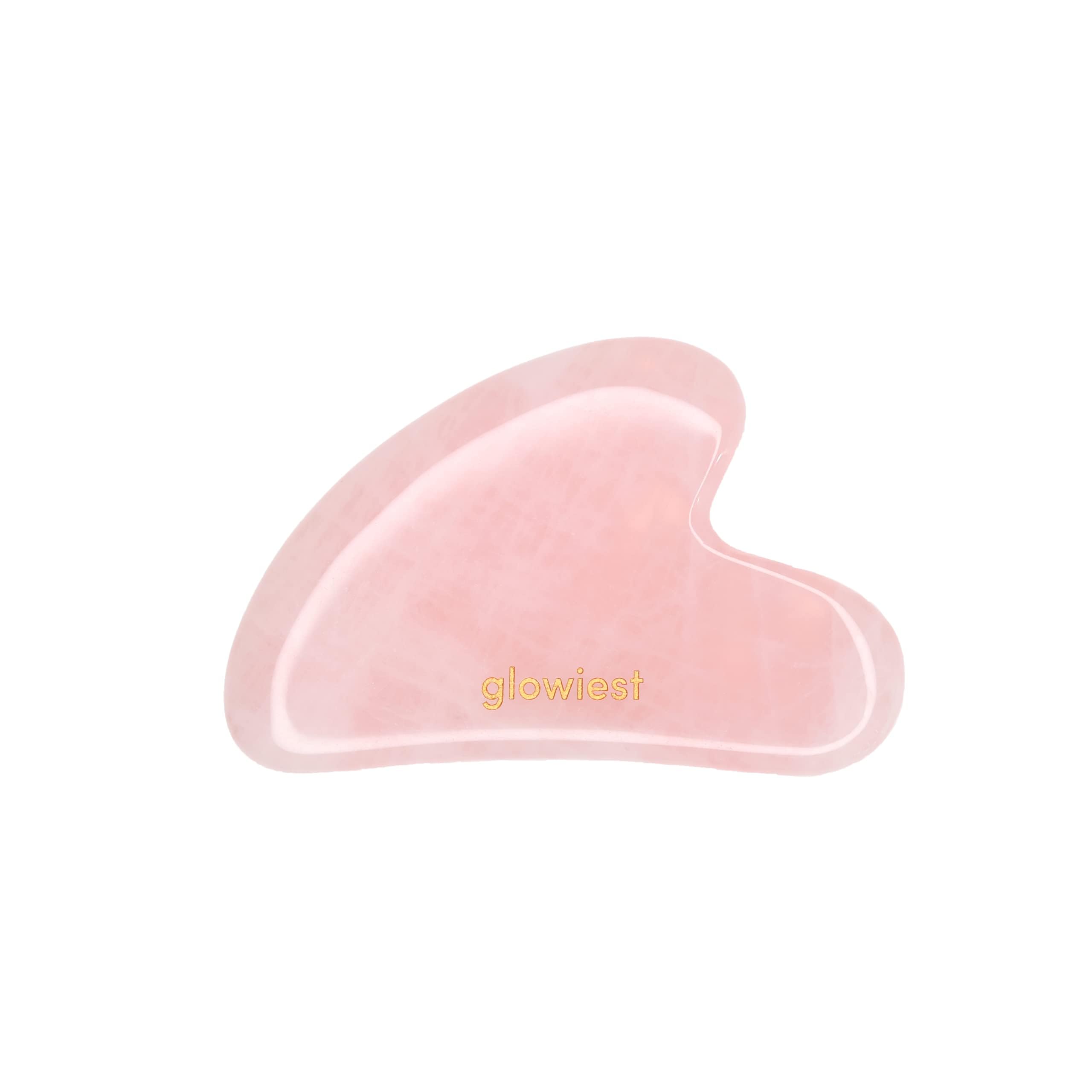 100% Natural Rose Quartz Gua Sha Tool for Face & Body - Lymphatic Drainage, Reduce Fine Lines & Wrinkles, Muscle Relaxation | Perfect for Facial Massage, Self-Care Routine & Skincare Therapy