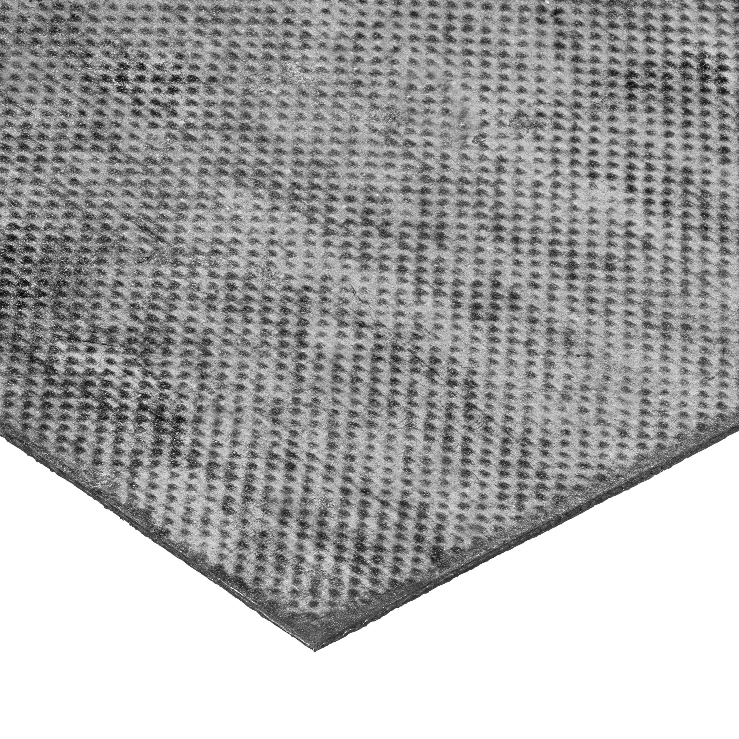 BULK-RS-SBRFR75-52 Fabric-Reinforced SBR Rubber Sheet with Acrylic Adhesive - 75A Hardness, 1/4