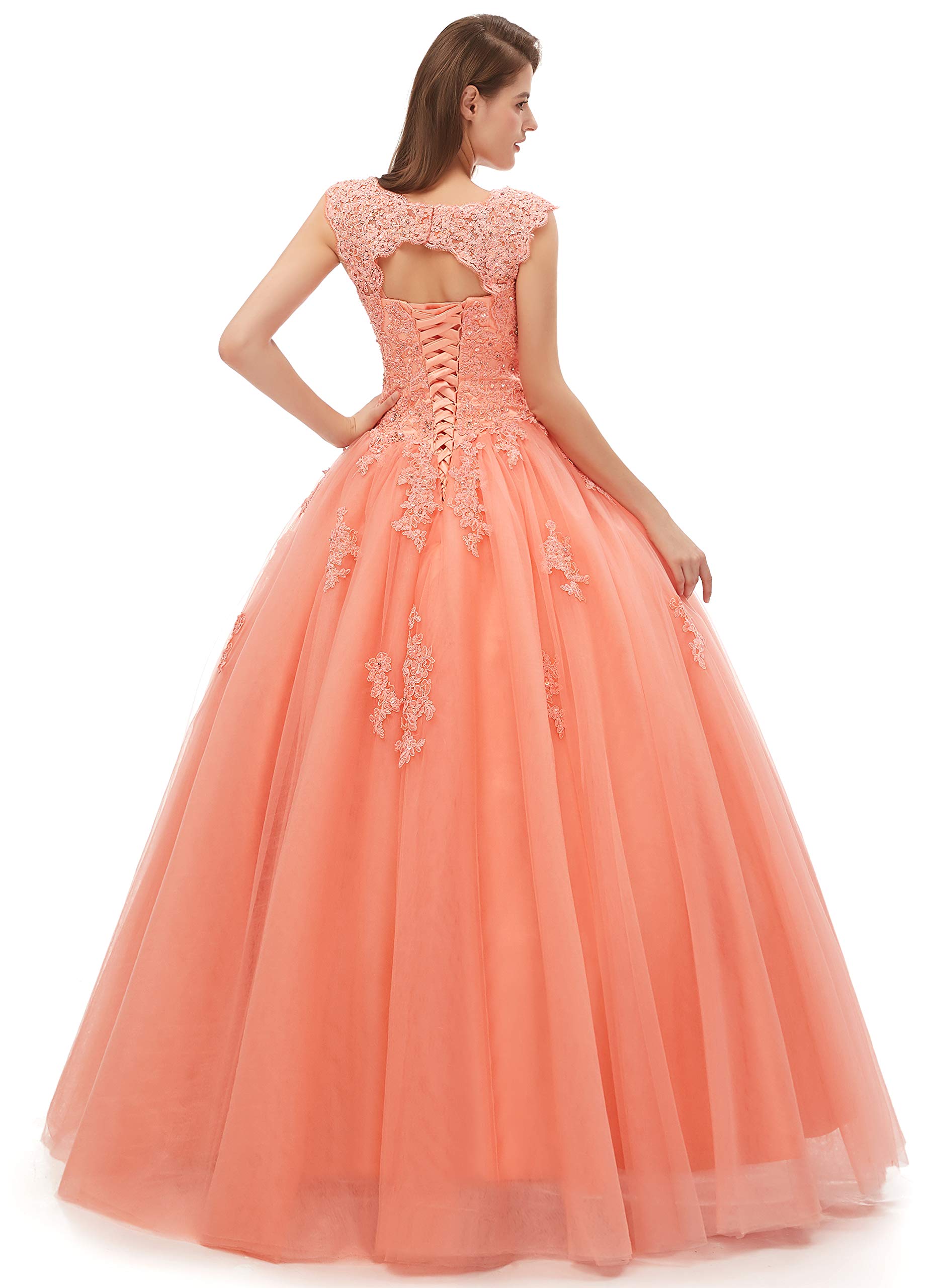 Elegant Navy Blue Quinceanera Dress for Women - V Neck Sleeveless Formal Gown with Embroidery & Beading | Sexy Open Back Prom Dress | Perfect for Quinceañeras, Proms, Weddings & Special Occasions