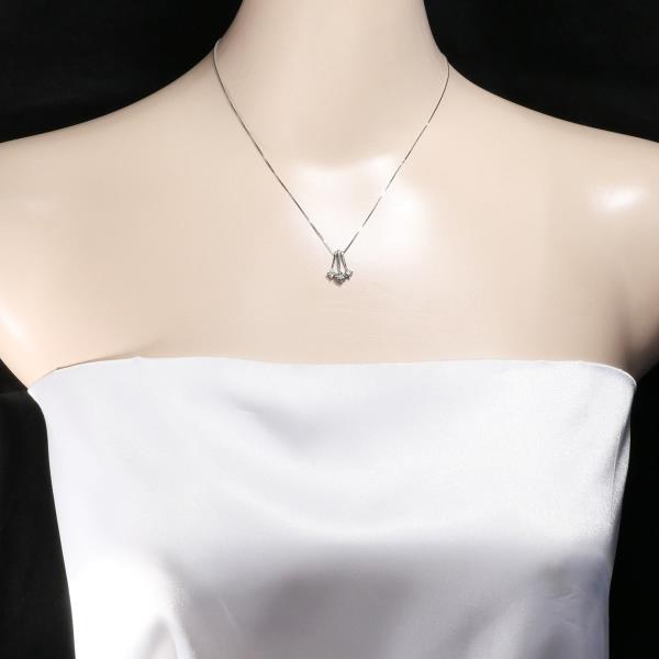 10K White Gold Diamond Necklace for Women - Elegant Dainty Pendant Necklace Jewelry Gift for Anniversary, Birthday & Valentine's Day - Perfect for Weddings, Parties & Special Occasions