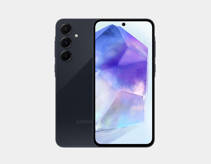 Samsung Galaxy A55 5G Unlocked Smartphone - 128GB ROM 8GB RAM Dual SIM GSM - Awesome Navy | Perfect for Streaming, Gaming & Business Use