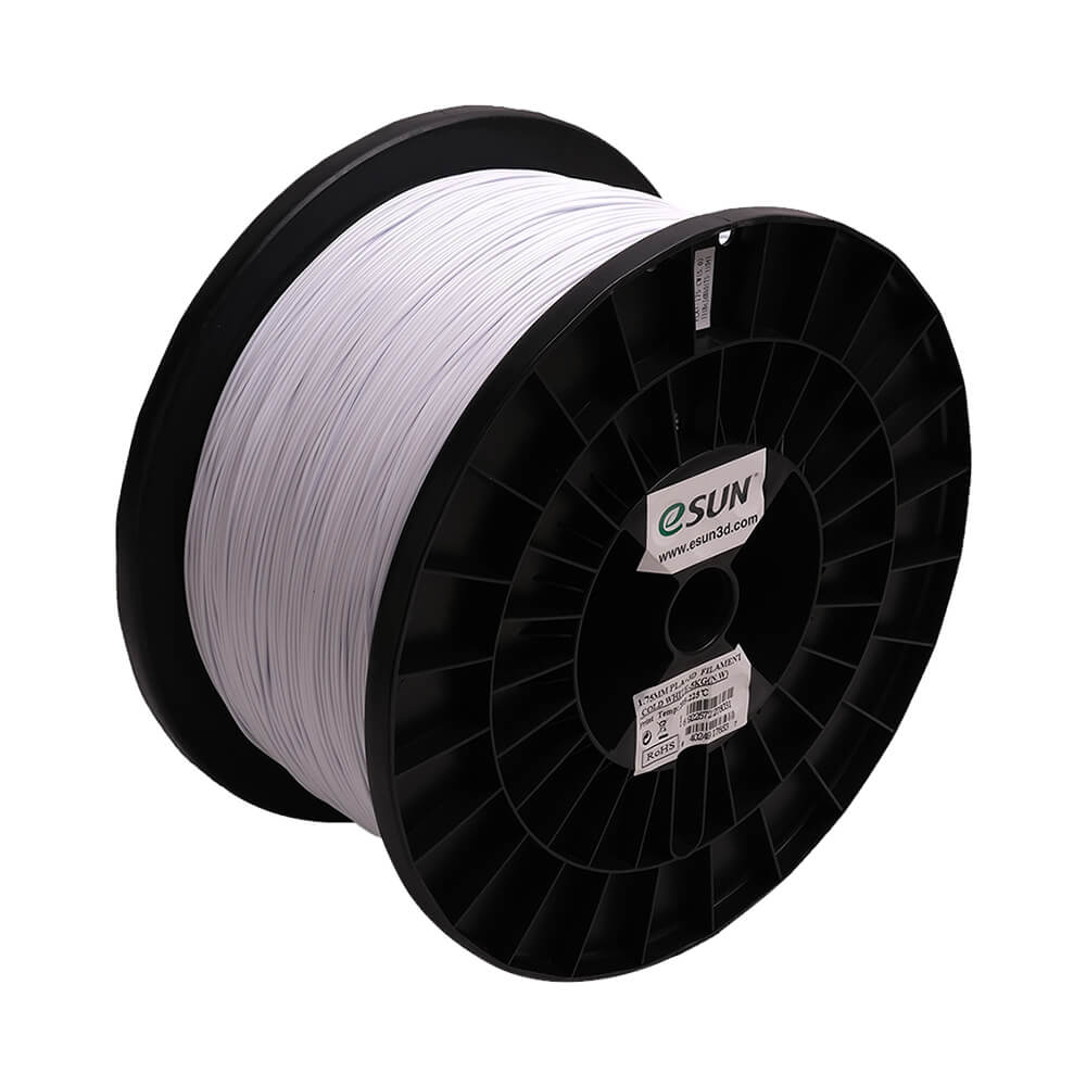 Premium eSUN PLA+ Filament 1.75mm - 5kg Spool (Black/White/Grey) for 3D Printing, DIY Projects & Prototyping - High Strength, Low Warping 3D Printer Filament