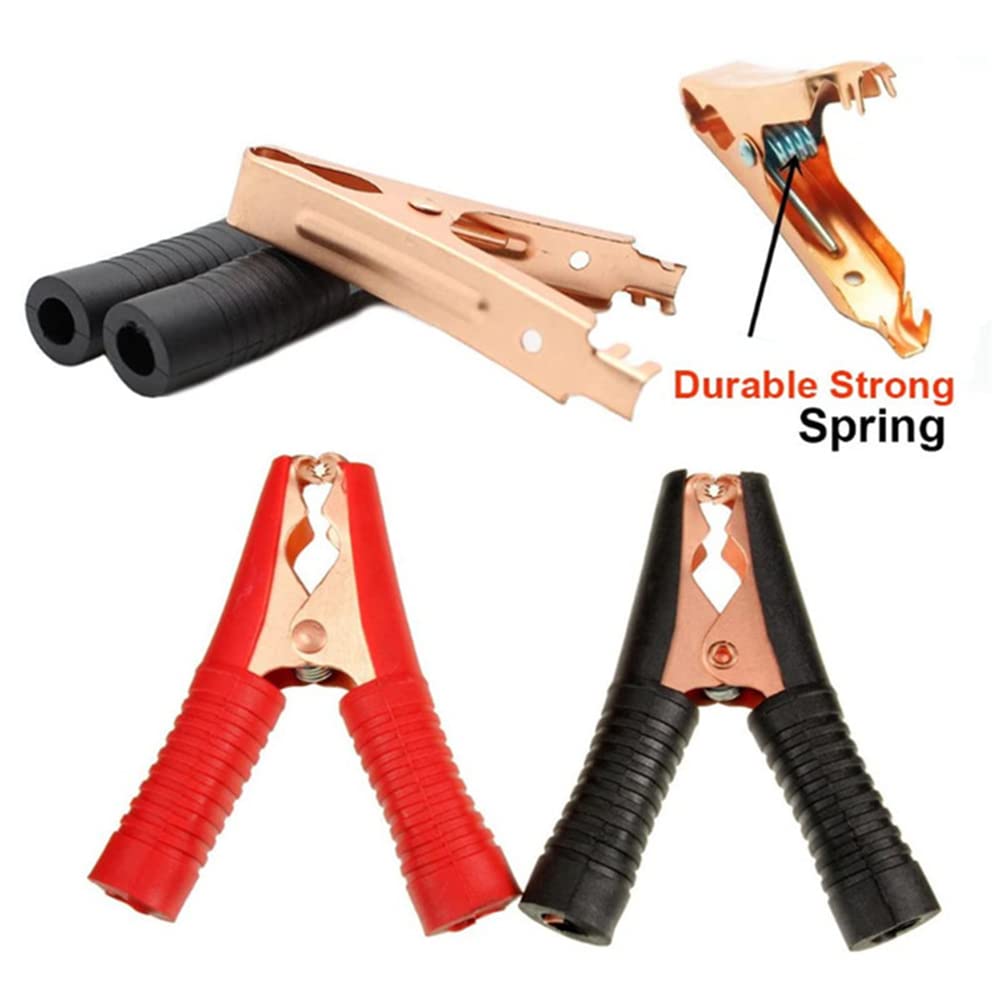 50-100A Battery Jumper Cables Clamp for Car Charging & Testing - Alligator Clips for Power Replacement - Perfect for Auto Repair & Emergency Use