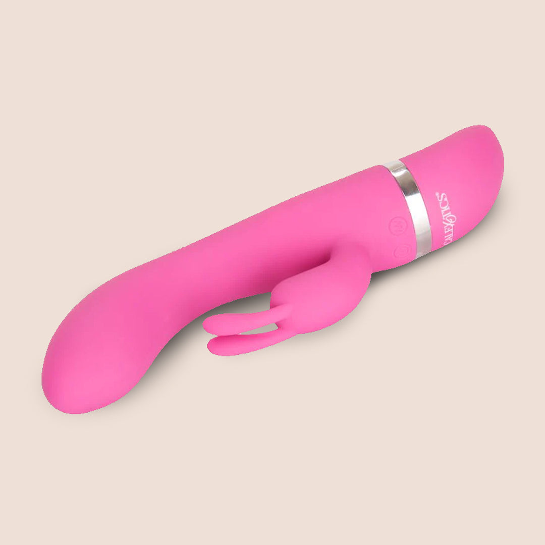 Foreplay Frenzy™ Bunny Rabbit Vibrator - Dual Motor G-Spot & Clitoral Stimulator with Curved Tip for Powerful Orgasms | Perfect for Couples Play & Solo Pleasure