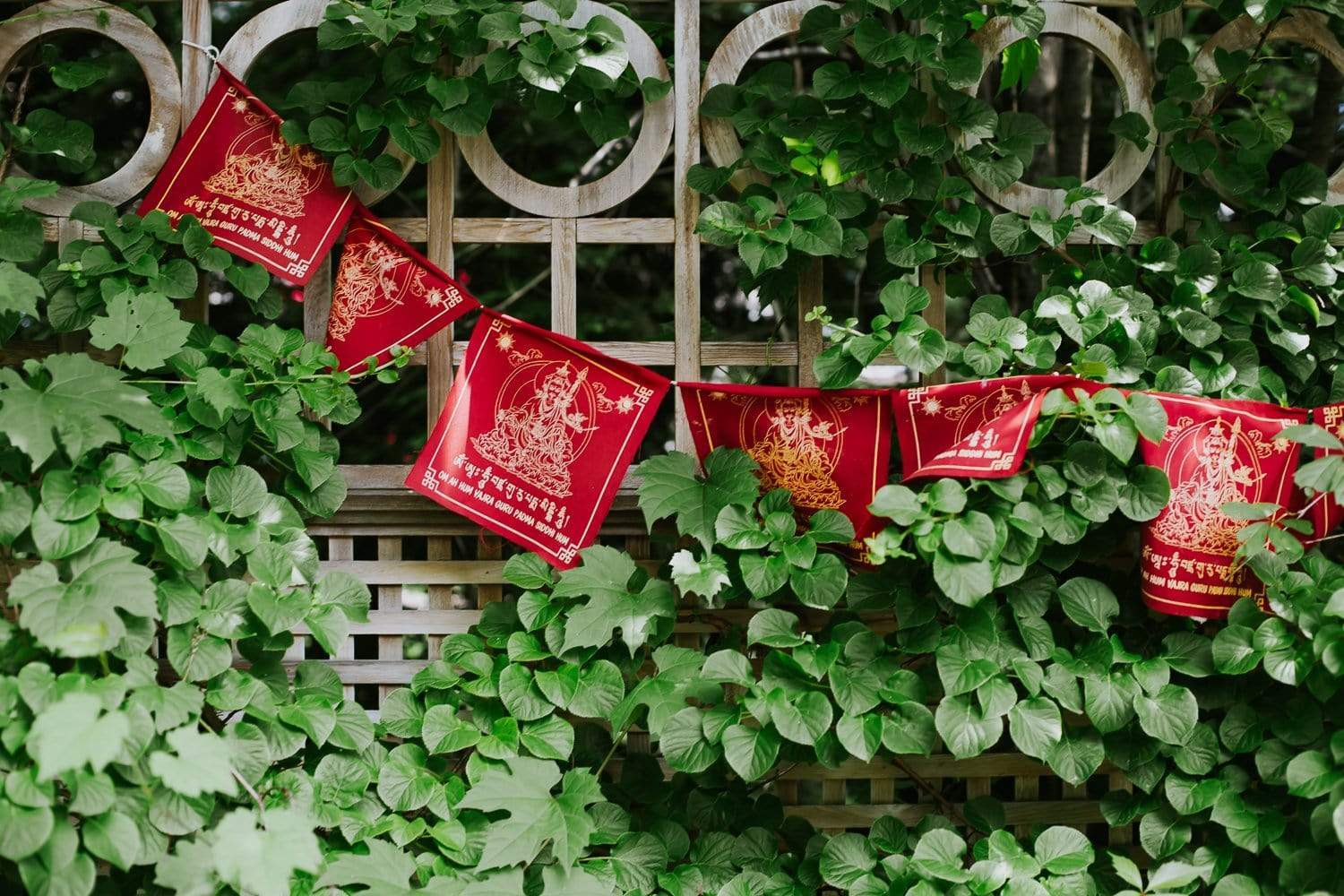 Authentic Guru Rinpoche Prayer Flags - Tibetan Buddhist Blessing Banners for Home, Garden & Meditation Spaces | Bring Peace & Positive Energy