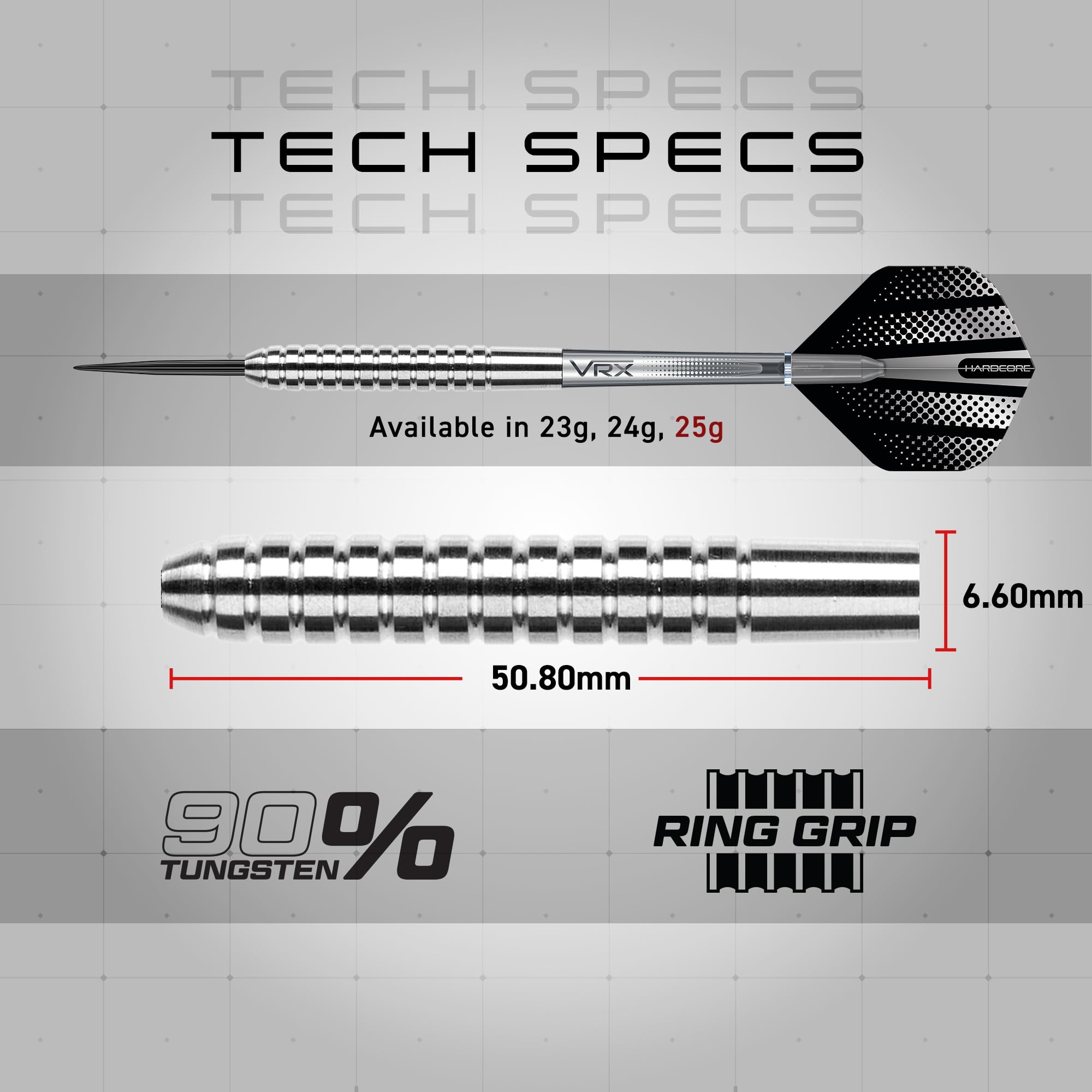 Premium Tungsten Steel Darts Set with Flights & Shafts - Professional Dart Accessories Kit Includes Wallet & Red Dragon Checkout Card - Perfect for Bars, Home Game Rooms & Competitive Tournaments