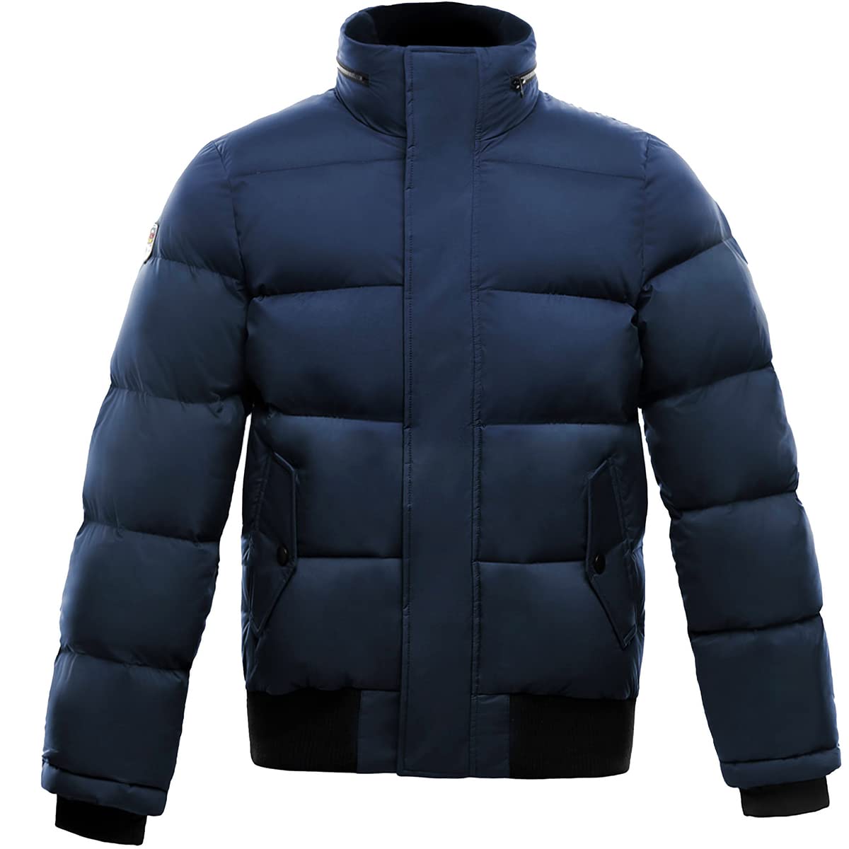 Triple F.A.T. Goose Bromley Men's Bomber Down Jacket - Warm Winter Puffer Coat for Outdoor Activities & Urban Style | Waterproof & Lightweight | Perfect for Skiing, Hiking & Daily Commute