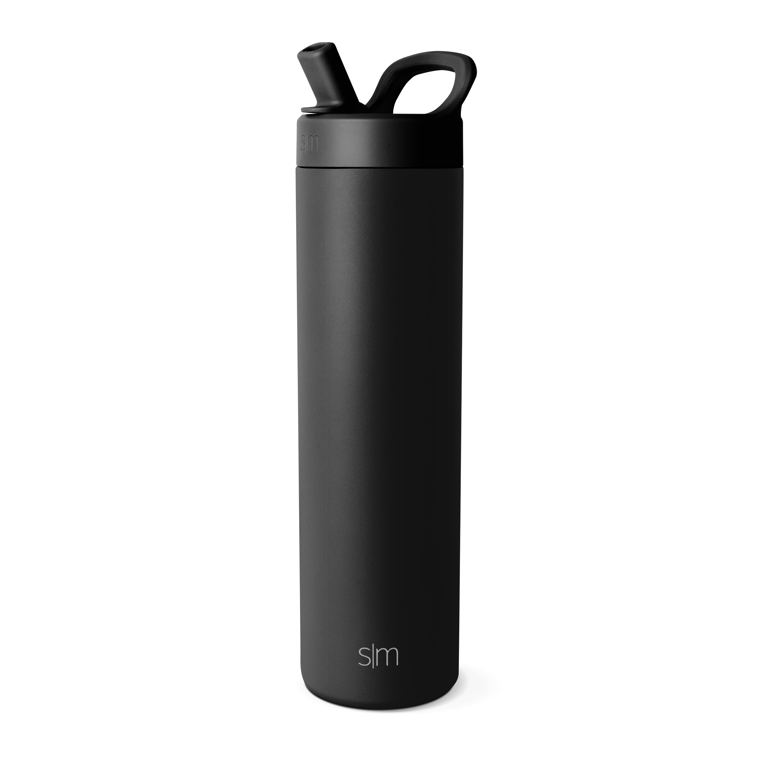 Manual Straw Lid Glass Cup - Reusable Travel Tumbler for Coffee, Tea & Smoothies - Perfect for Office, Gym & Outdoor Activities