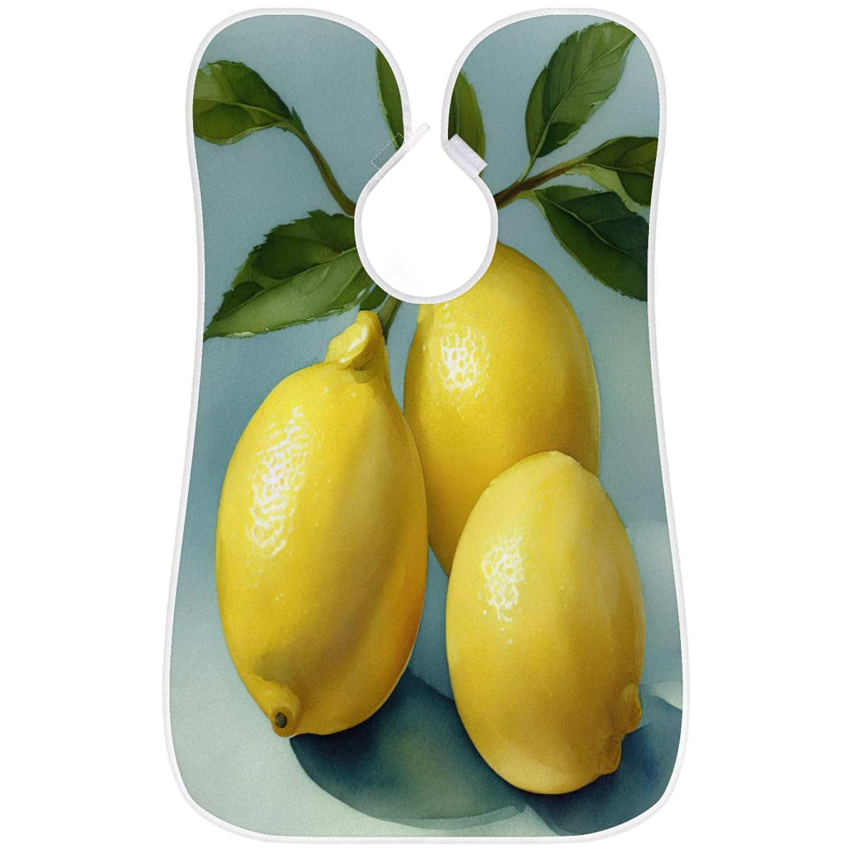 Men's Lemon Fruit Pattern Shaving Bib - Waterproof Beard Trimming Apron for Hair Dye & Makeup Artists - Sink Hair Catcher with Gift Box - Perfect for Barbershops, Home Grooming & Salon Styling