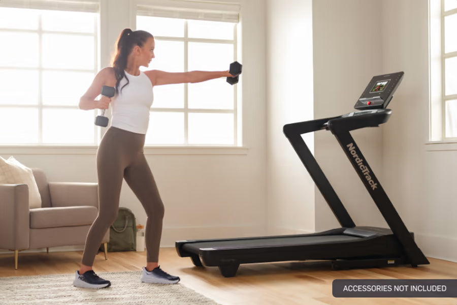 NordicTrack EXP 7i Treadmill - Premium Folding Incline Treadmill with Smart HD Touchscreen for Home Gym & Cardio Workouts - Perfect for Running, Walking & HIIT Training
