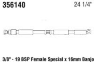 Gates 356140 Power Steering Pressure Line Hose Assembly - High-Performance Replacement for Smooth Steering - Ideal for Trucks, SUVs, and Off-Road Vehicles