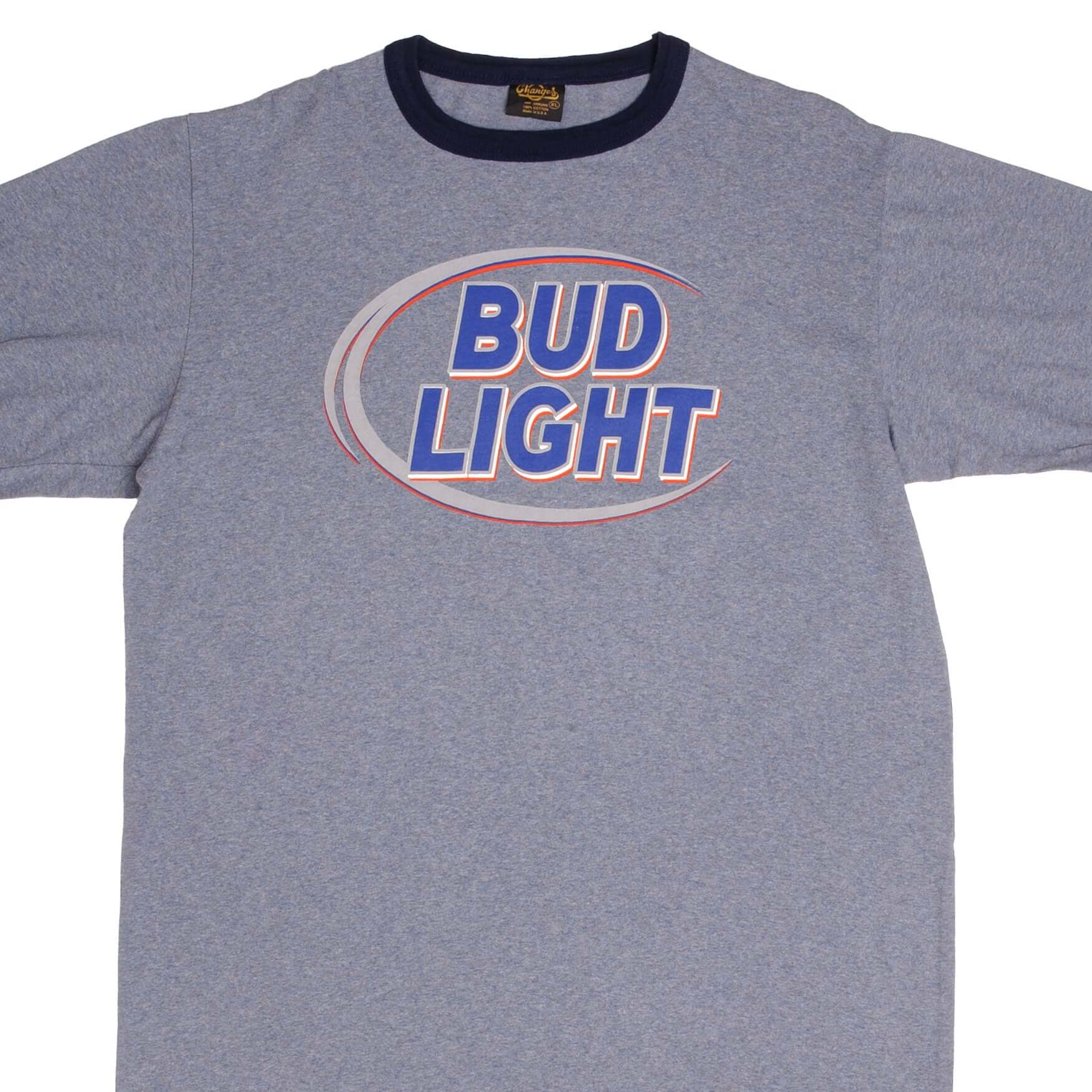 Vintage Bud Light T-Shirt 1990s Retro Beer Graphic Tee XL Size 100% Cotton Made in USA - Perfect for Casual Wear, Parties & Beer Lovers Collection
