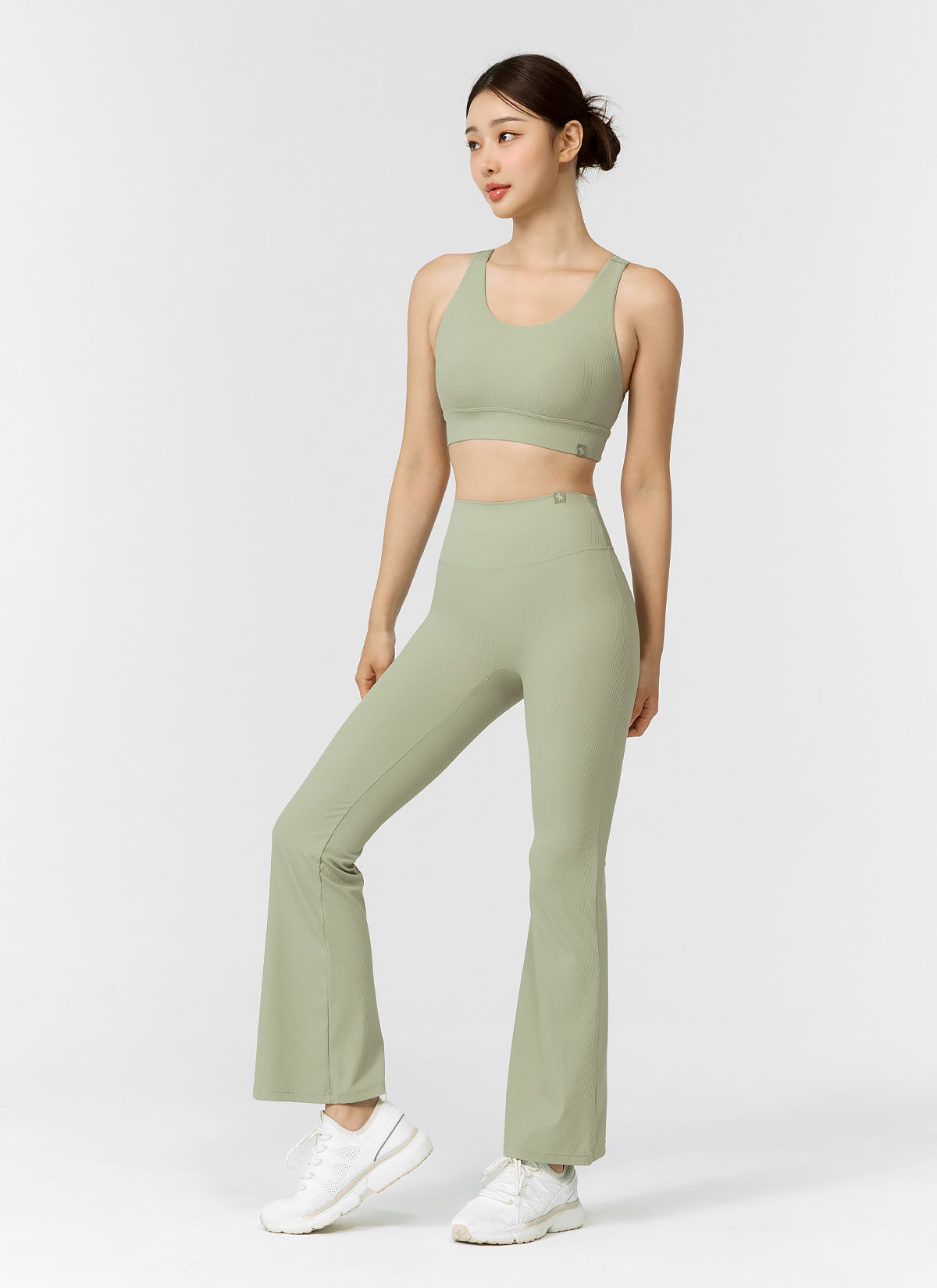 Comfortable Stretch Ribbed Bootcut Pants for Women - Flattering Fit for Work, Casual & Night Out